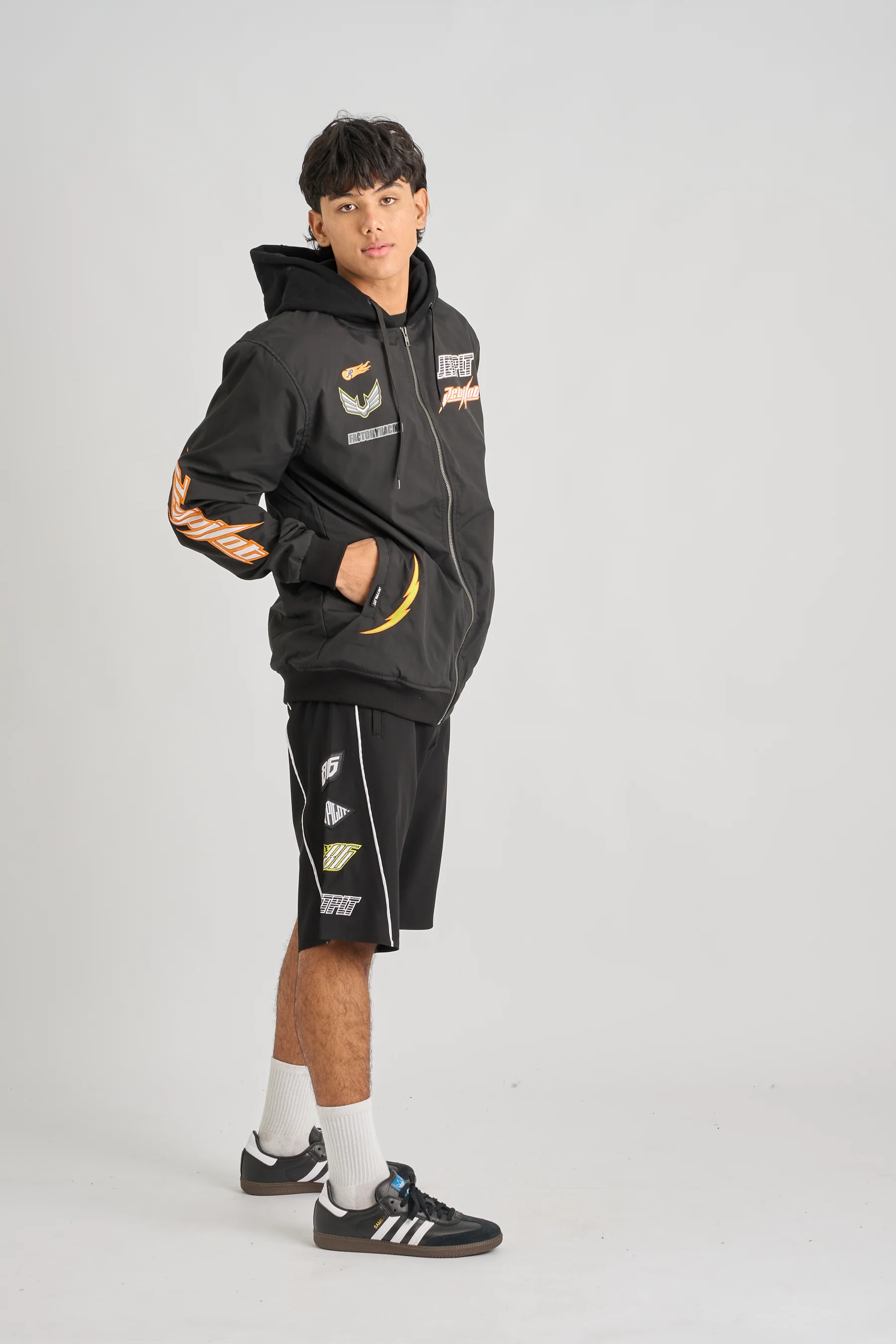Jetpilot Track Day Jacket - Black - Image 7