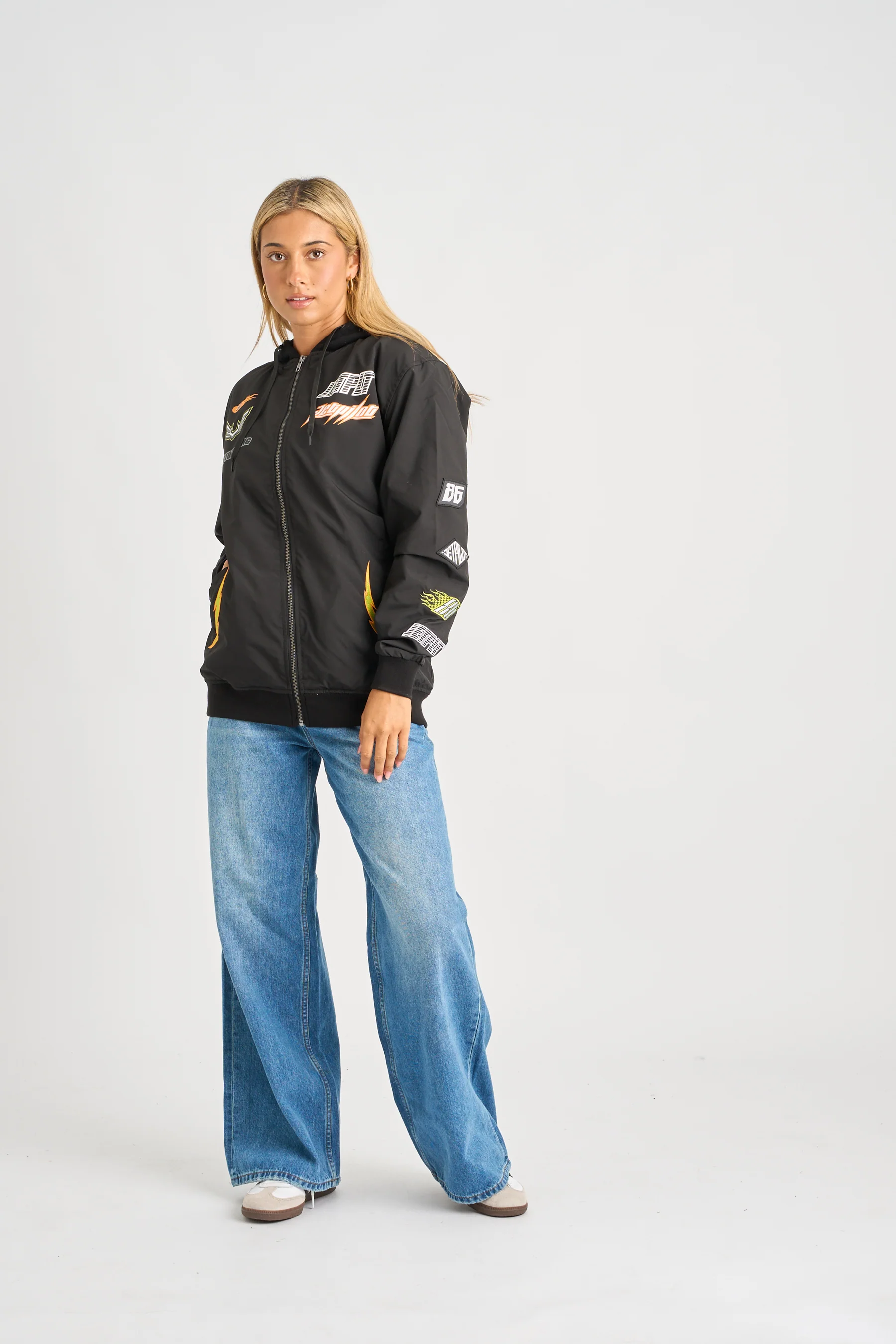 Jetpilot Track Day Jacket - Black - Image 9