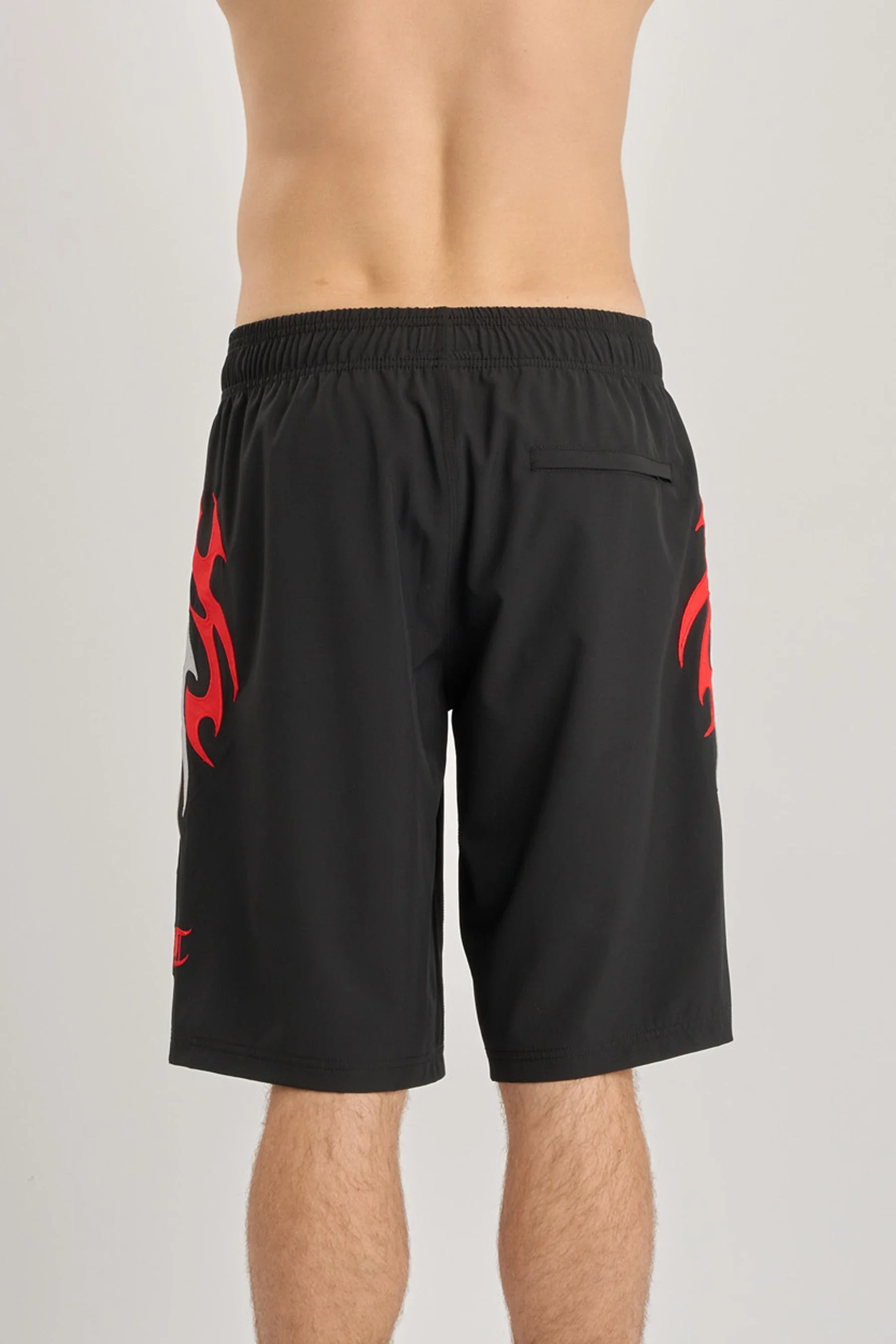Jetpilot Tribal Boardshort - Black/Red - Image 4