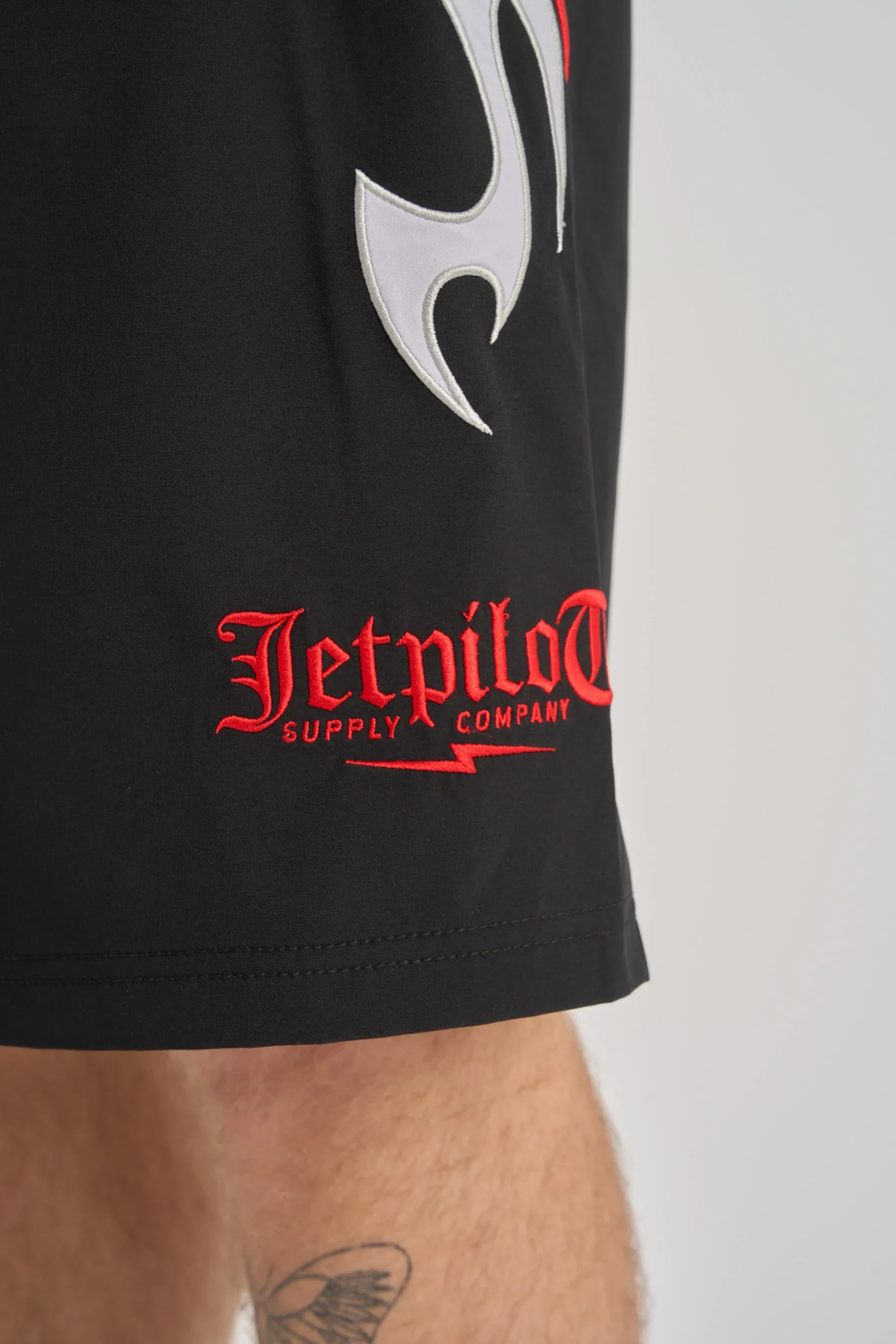 Jetpilot Tribal Boardshort - Black/Red - Image 8