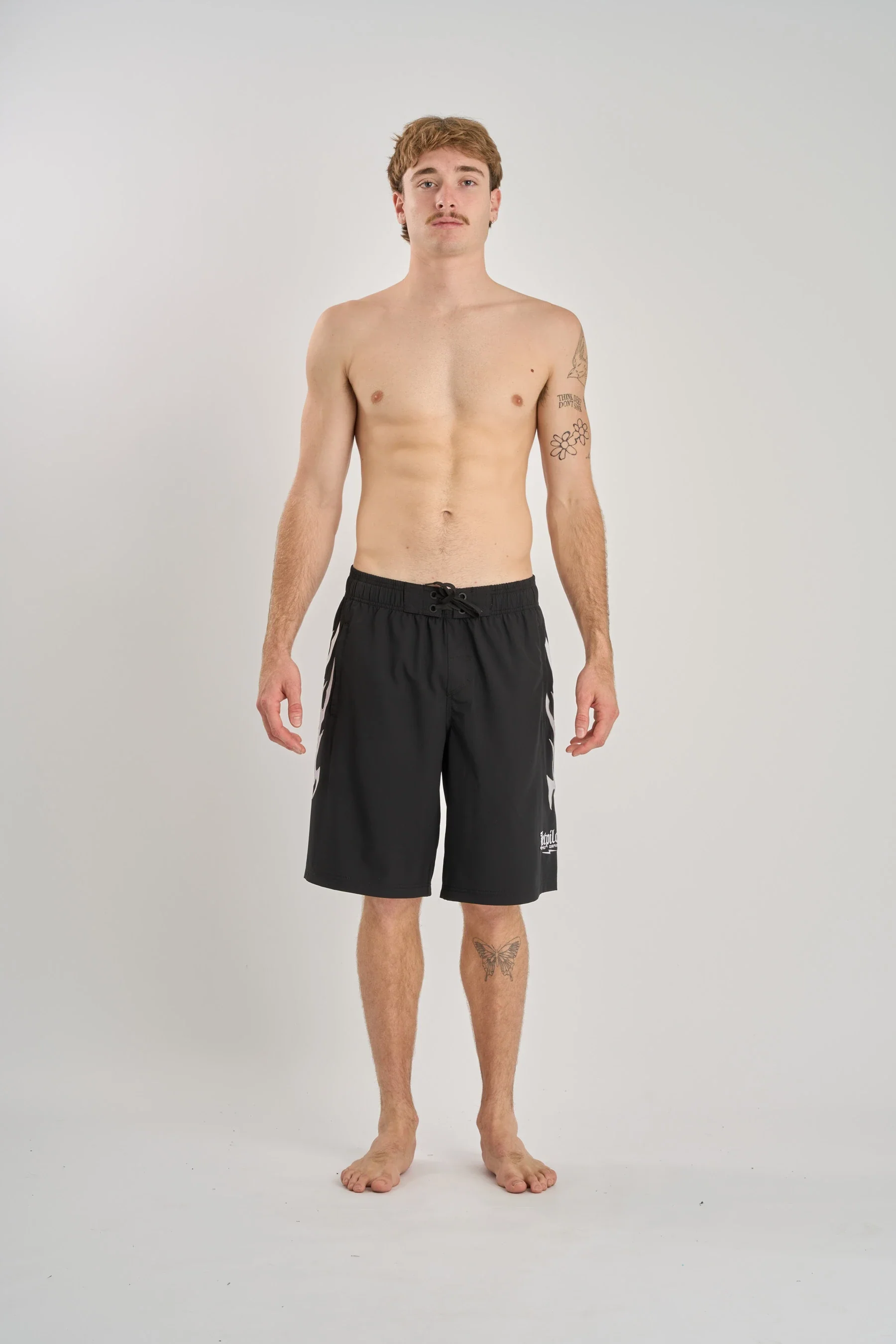 Jetpilot Tribal Boardshort - Black/White - Image 5