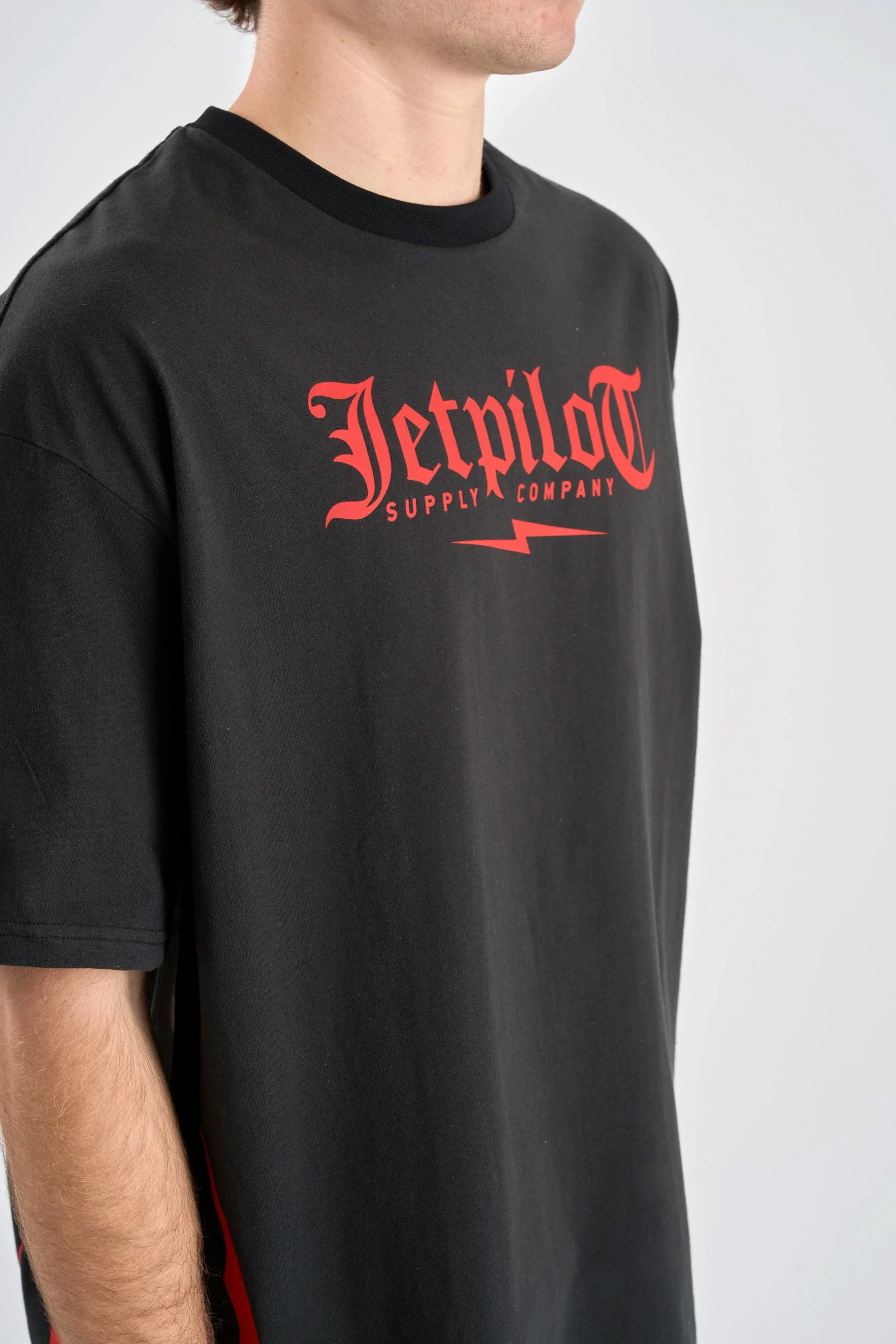 Jetpilot Tribal Heavy Tee - Black - Image 6