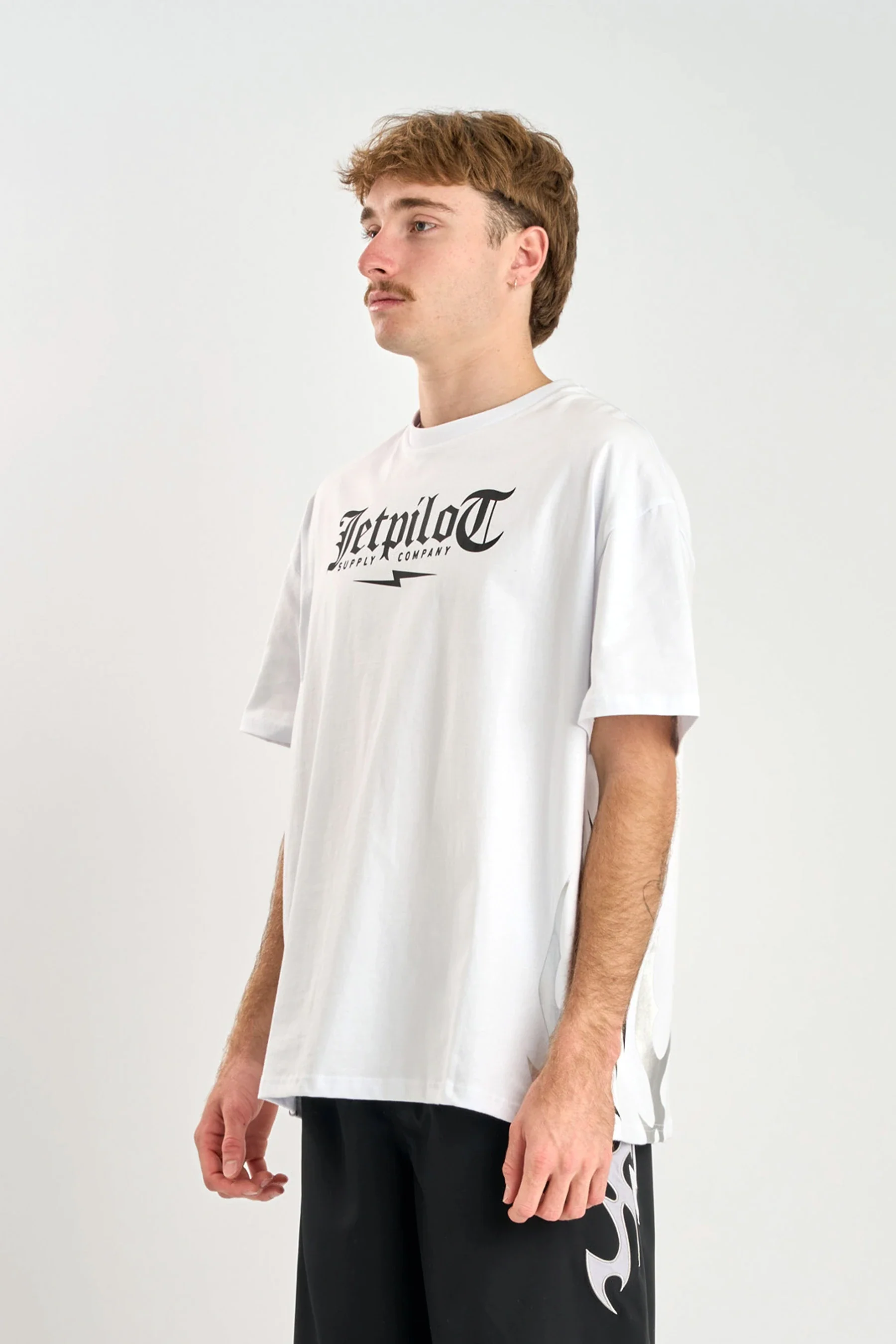 Jetpilot Tribal Heavy Tee - White - Image 3