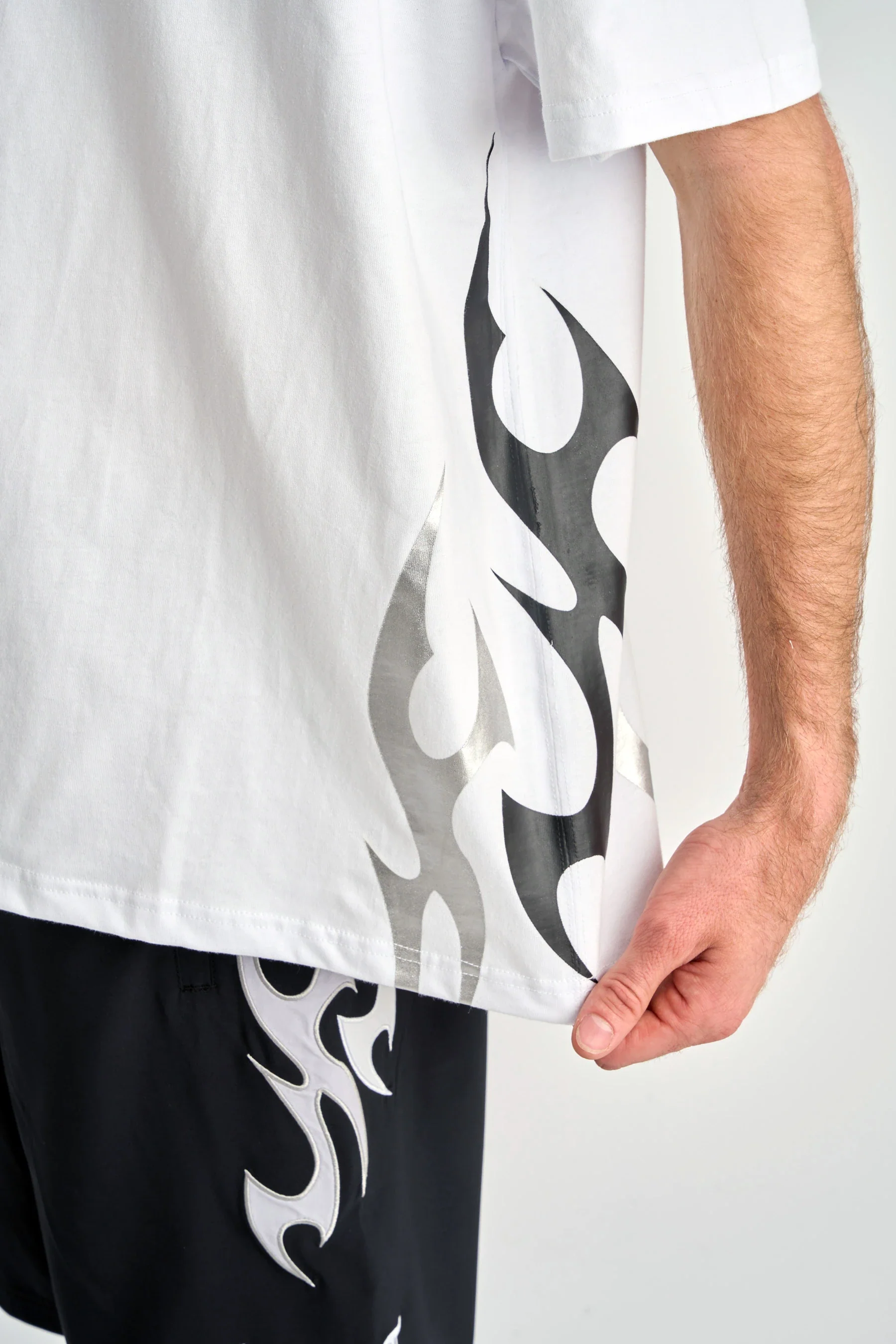 Jetpilot Tribal Heavy Tee - White - Image 5