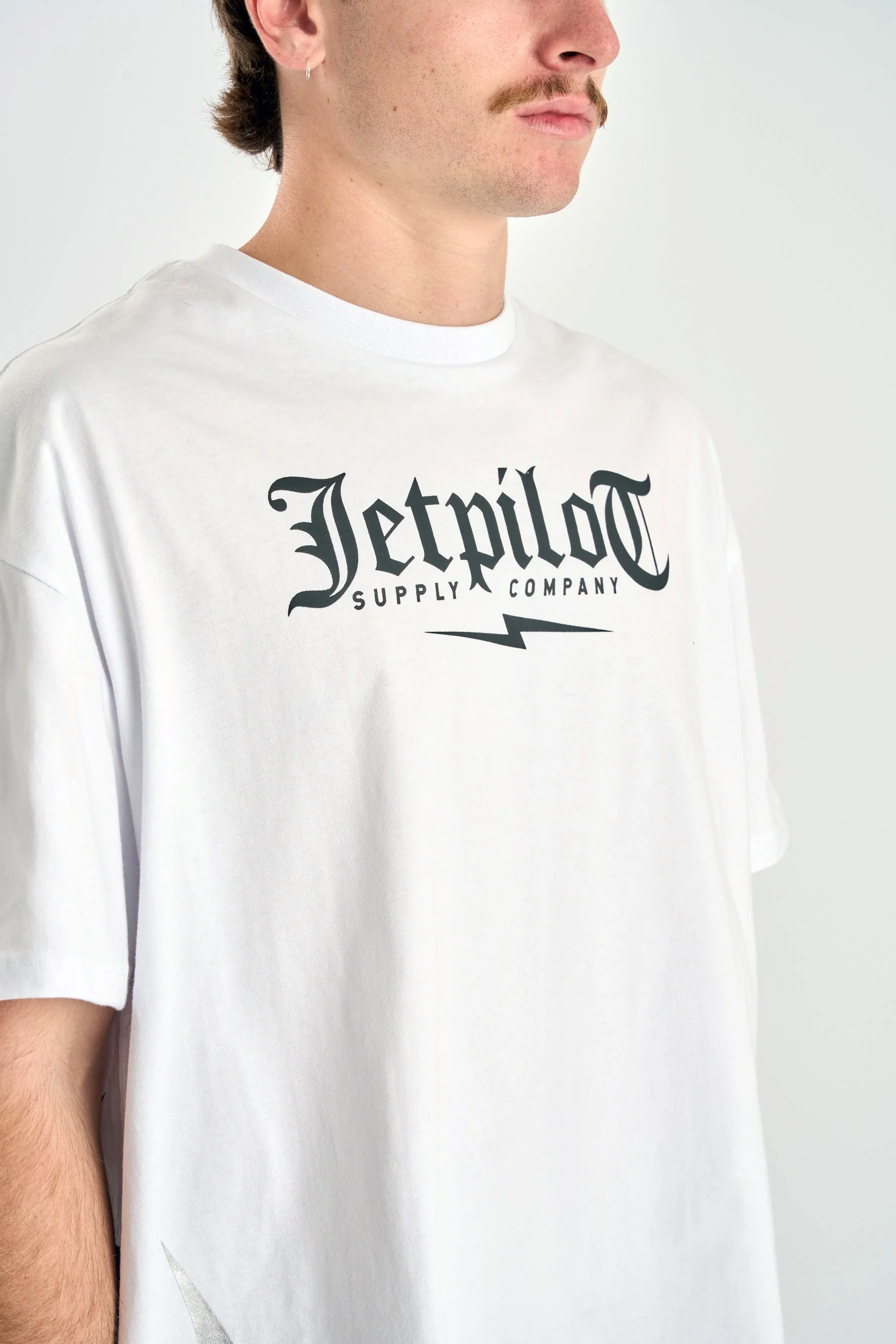 Jetpilot Tribal Heavy Tee - White - Image 6