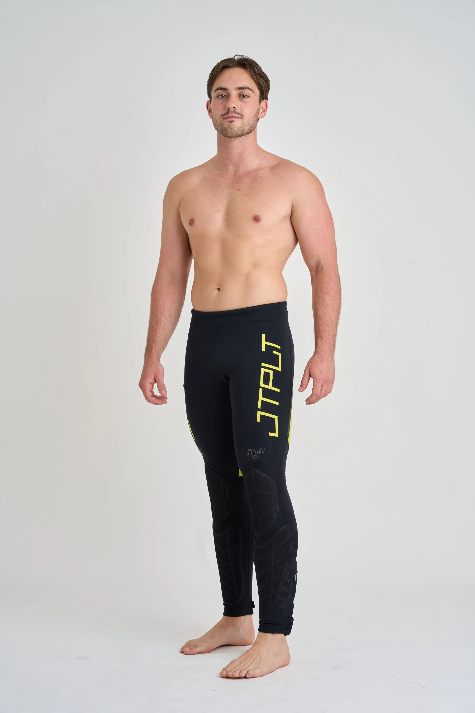 Jetpilot Vault Mens Neoprene Pant - Yellow - Image 2