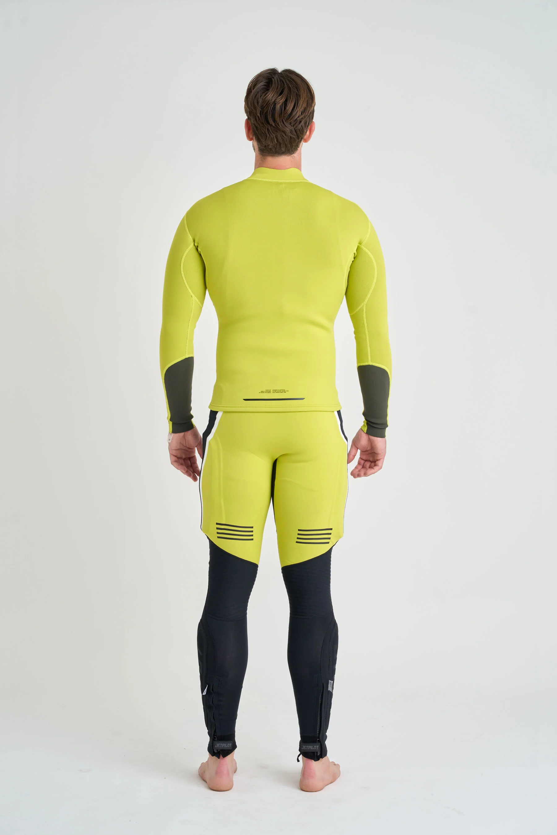 Jetpilot Vault Mens Race Jacket - Yellow - Image 3