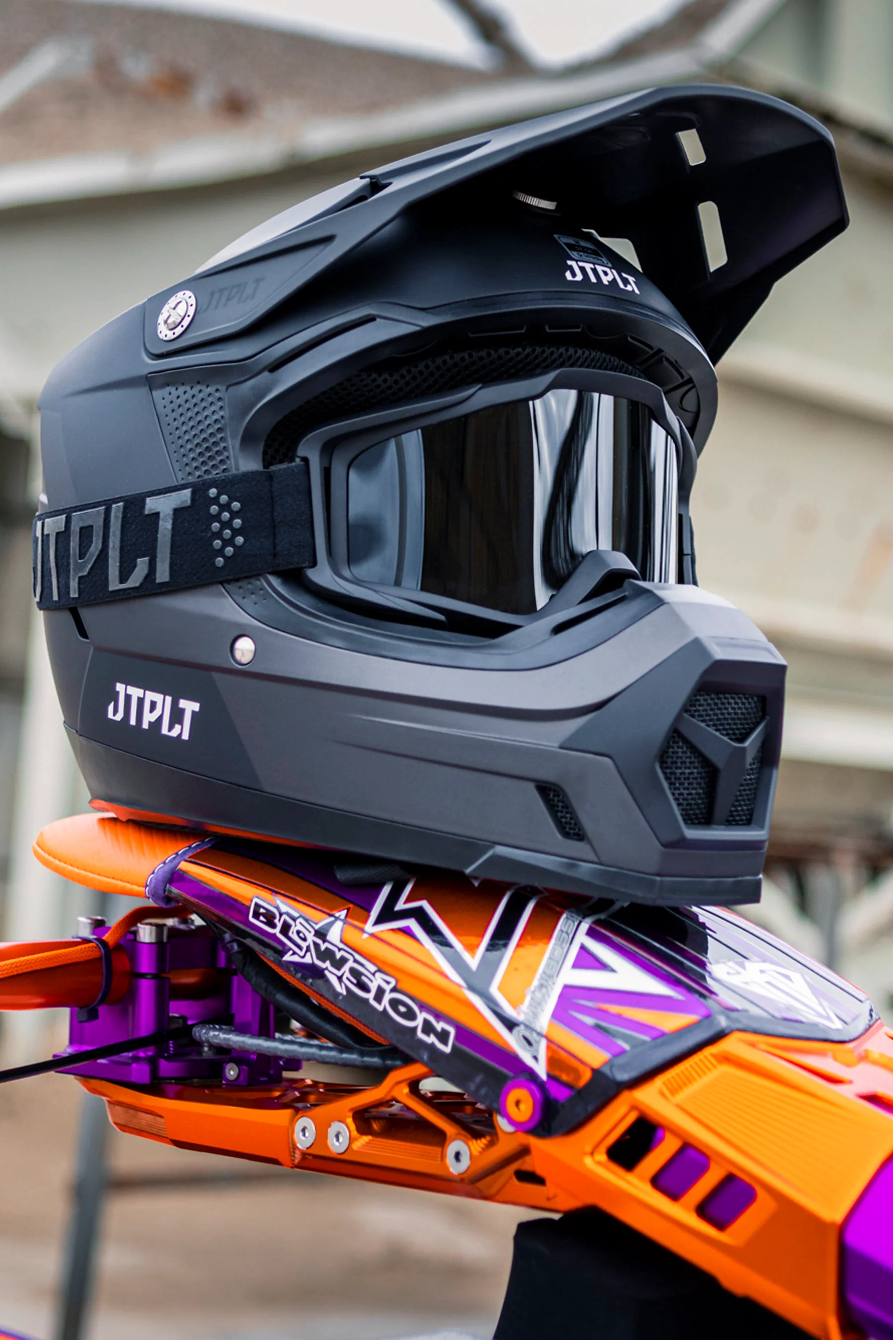 Jetpilot Vault Race Helmet - Black - Image 6