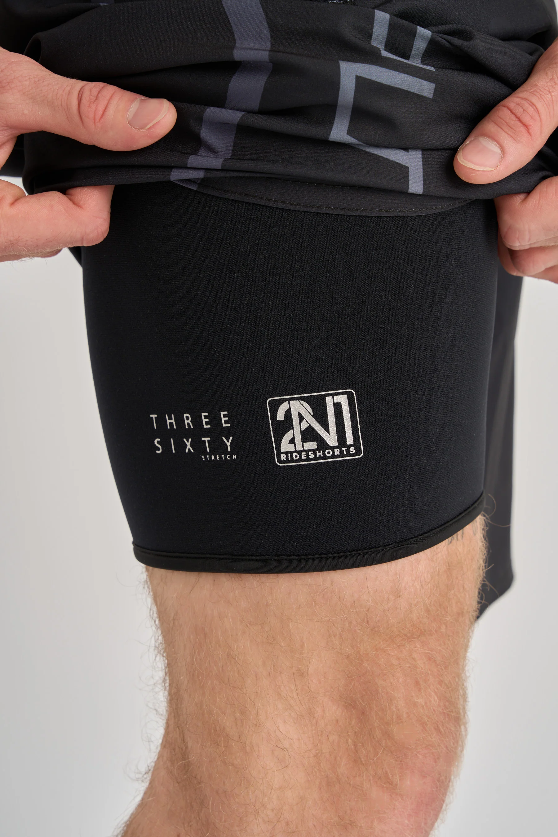Jetpilot Vault Rideshort - Black/Charcoal - Image 6