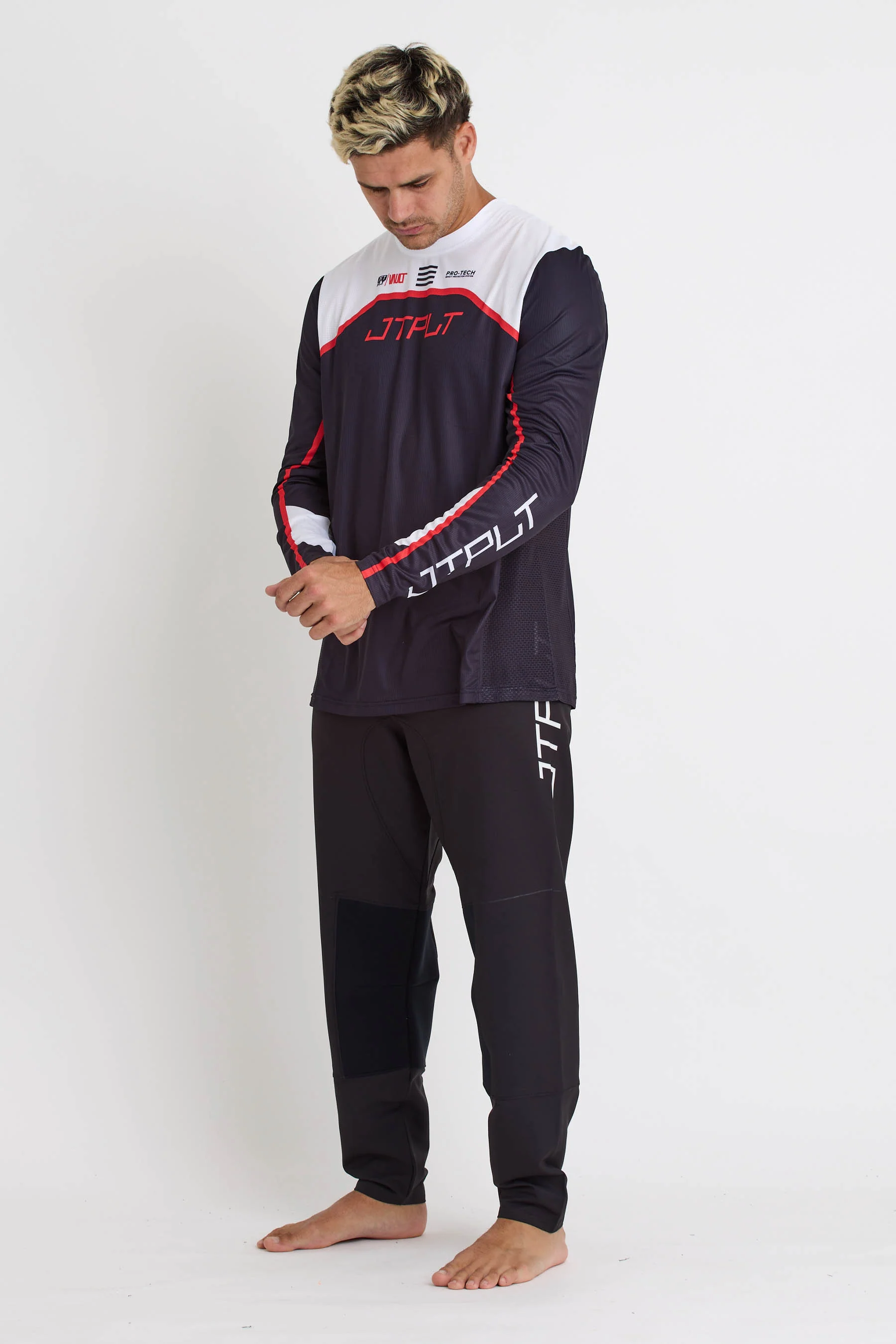 Jetpilot Vault Rx Moto Jersey - Black - Image 3