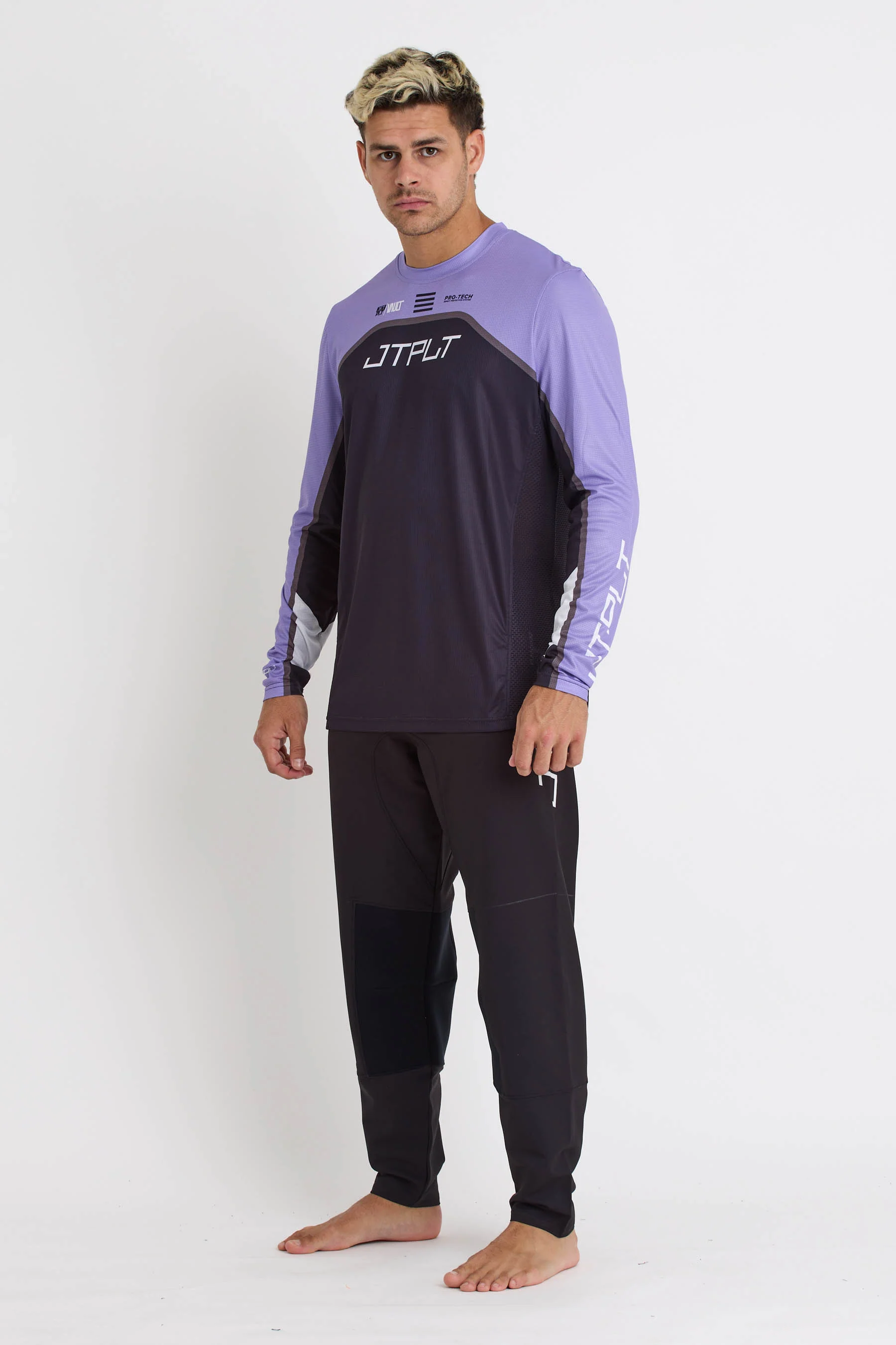 Jetpilot Vault Rx Moto Jersey - Purple - Image 2