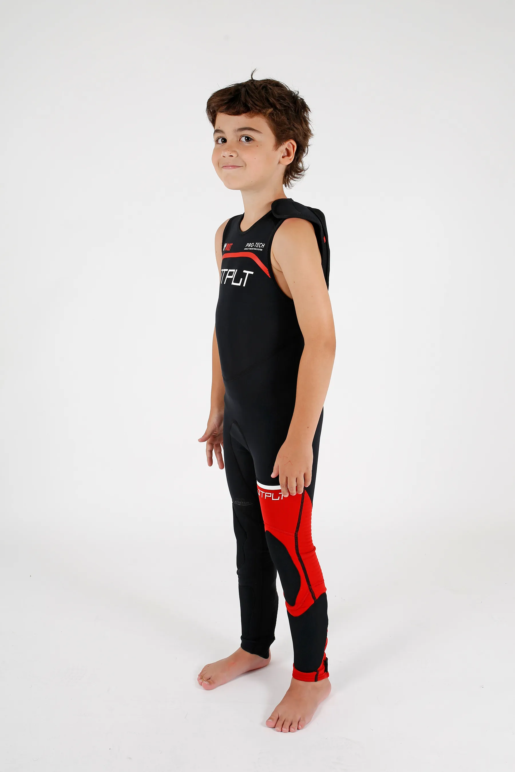 Jetpilot Vault Youth Race John - Black/Red - Image 3