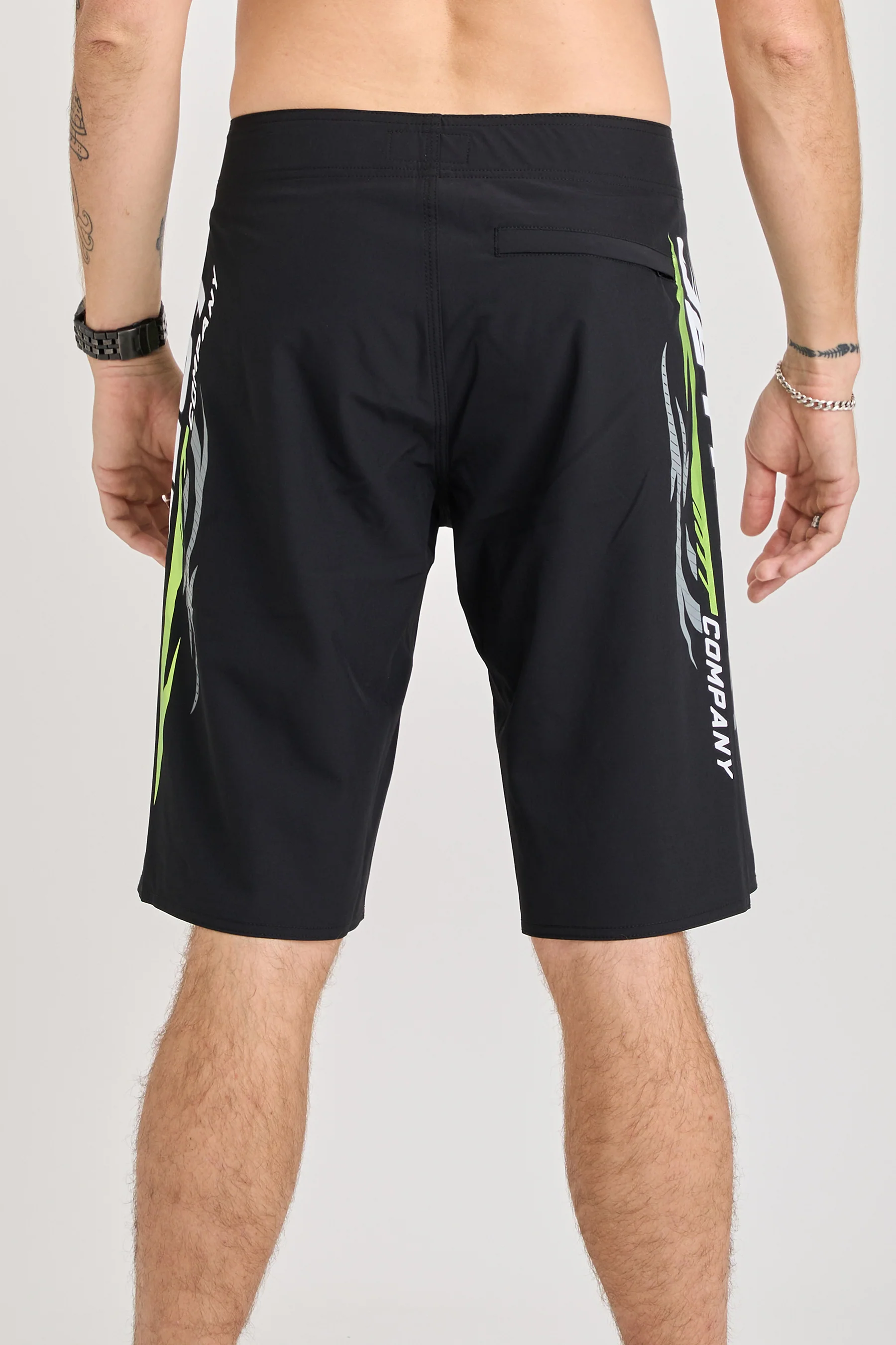 Jetpilot Velocity Boardshort - Black/Green - Image 3