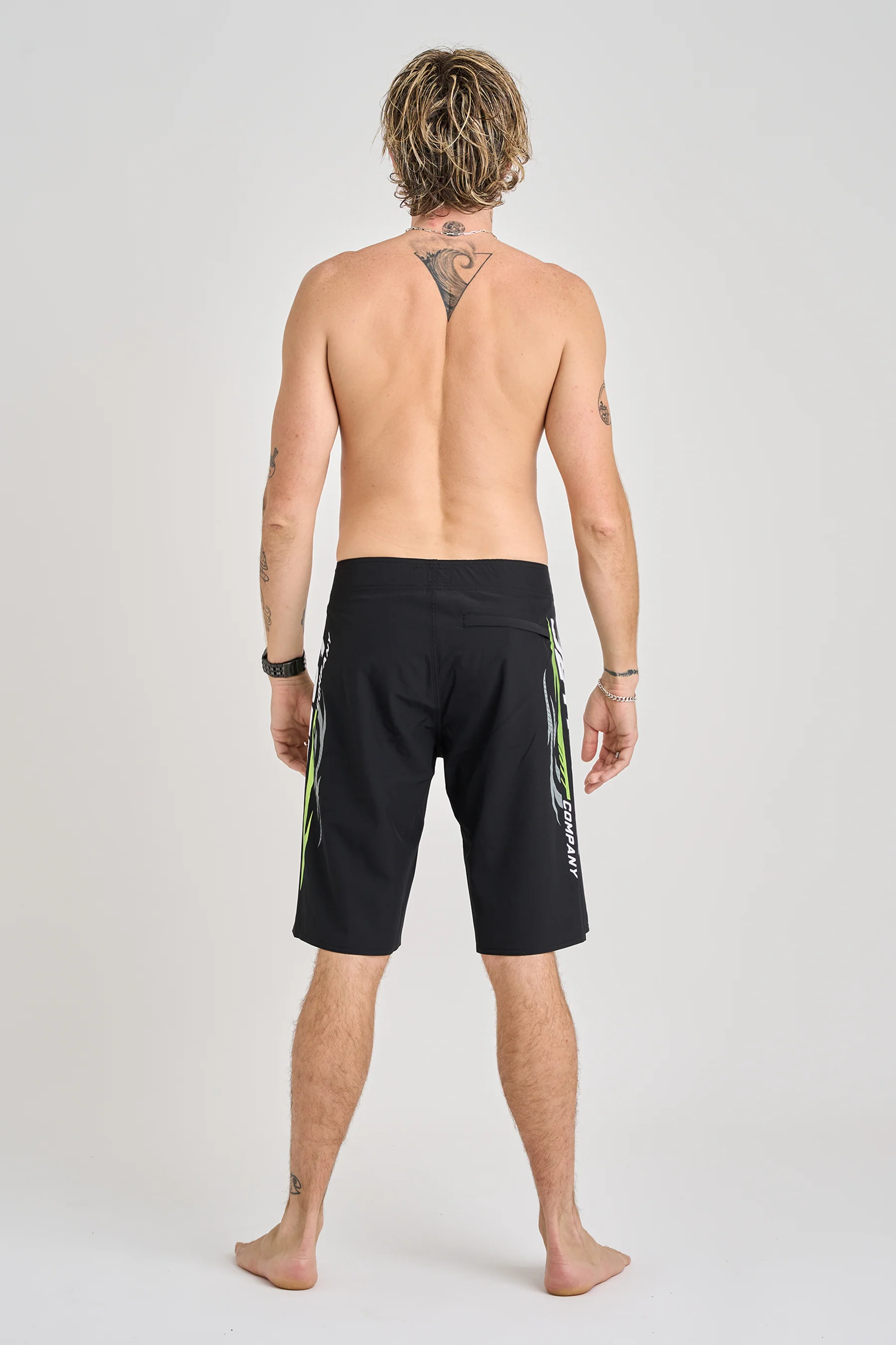 Jetpilot Velocity Boardshort - Black/Green - Image 7