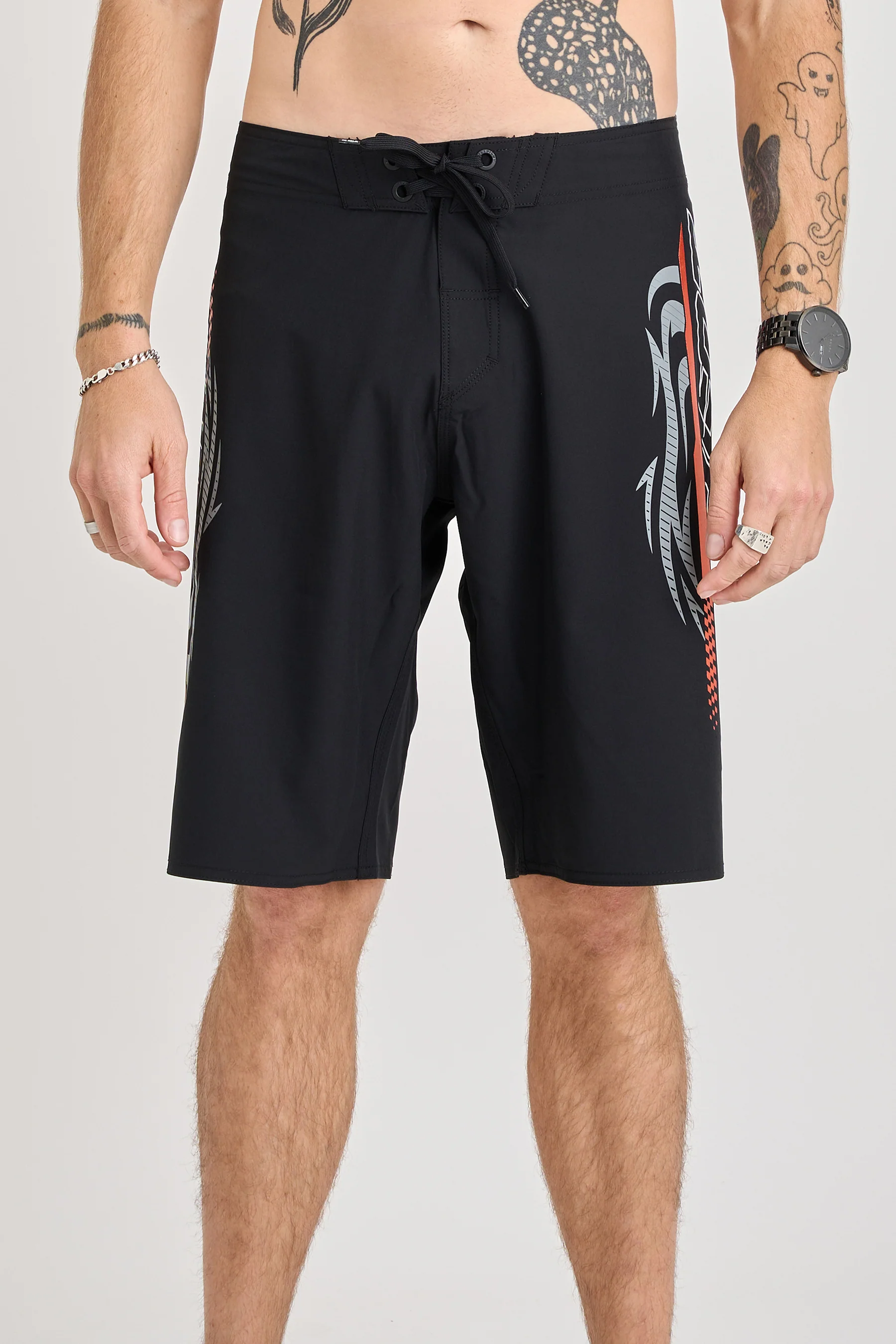 Jetpilot Velocity Boardshort - Black/Orange
