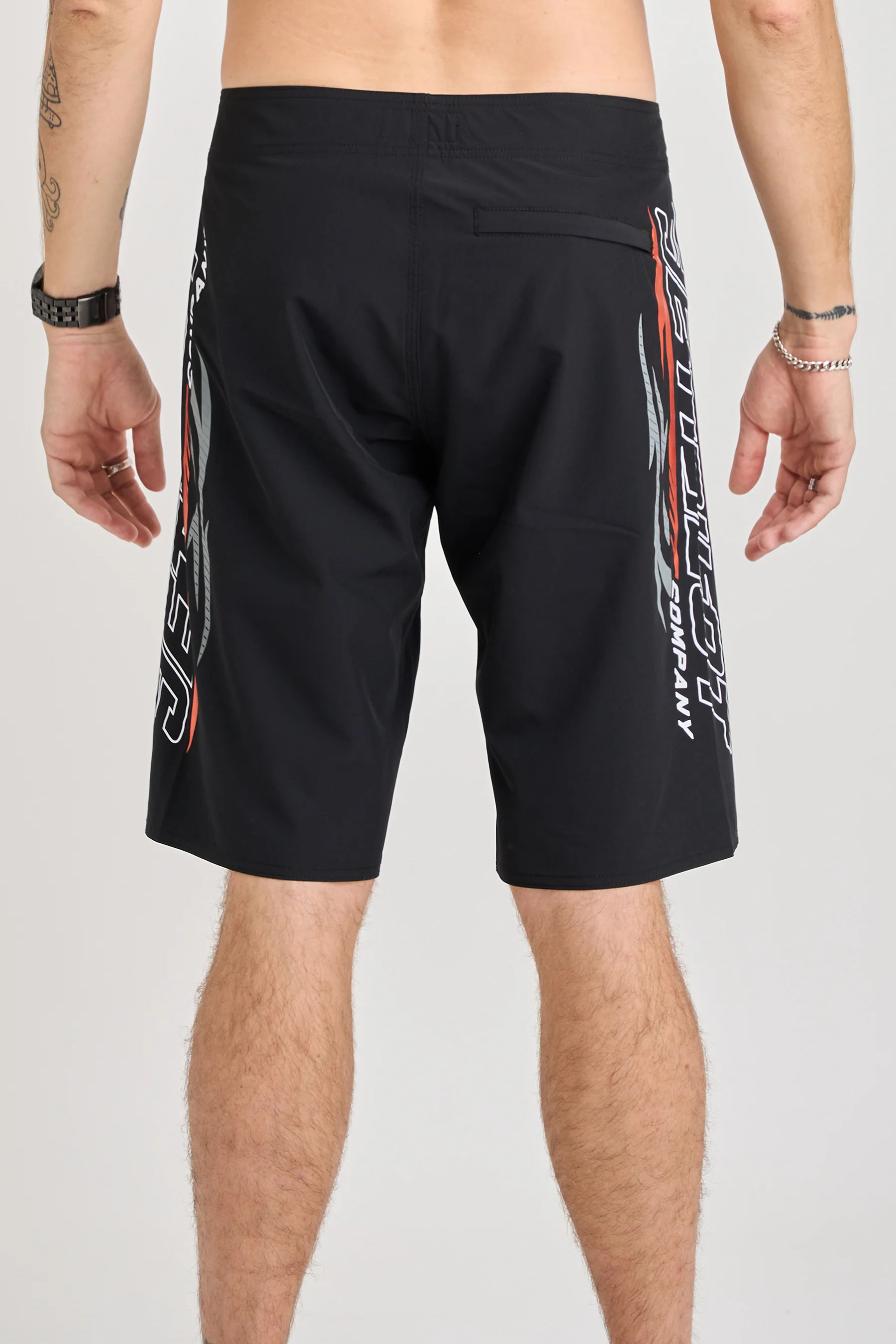 Jetpilot Velocity Boardshort - Black/Orange - Image 4