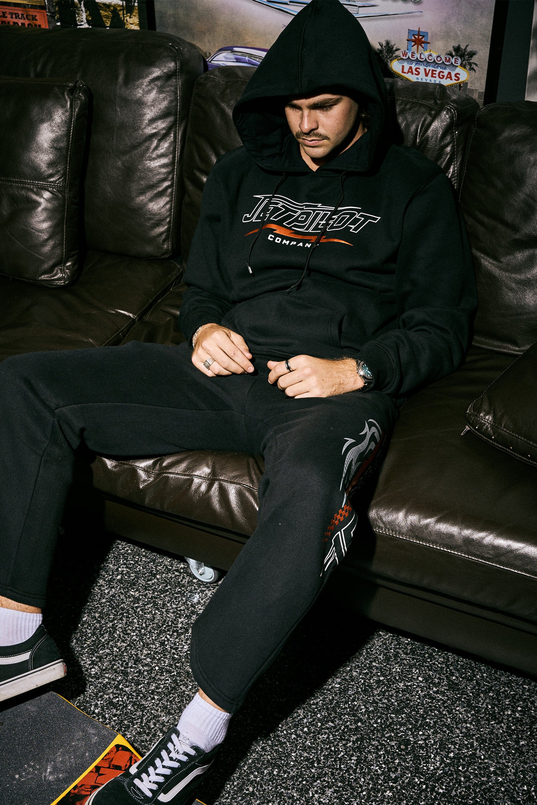 Jetpilot Velocity Pullover Hoodie - Black - Image 2