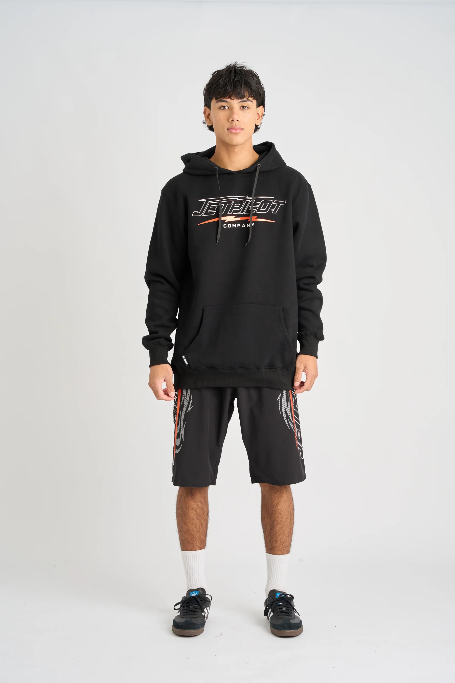 Jetpilot Velocity Pullover Hoodie - Black - Image 4