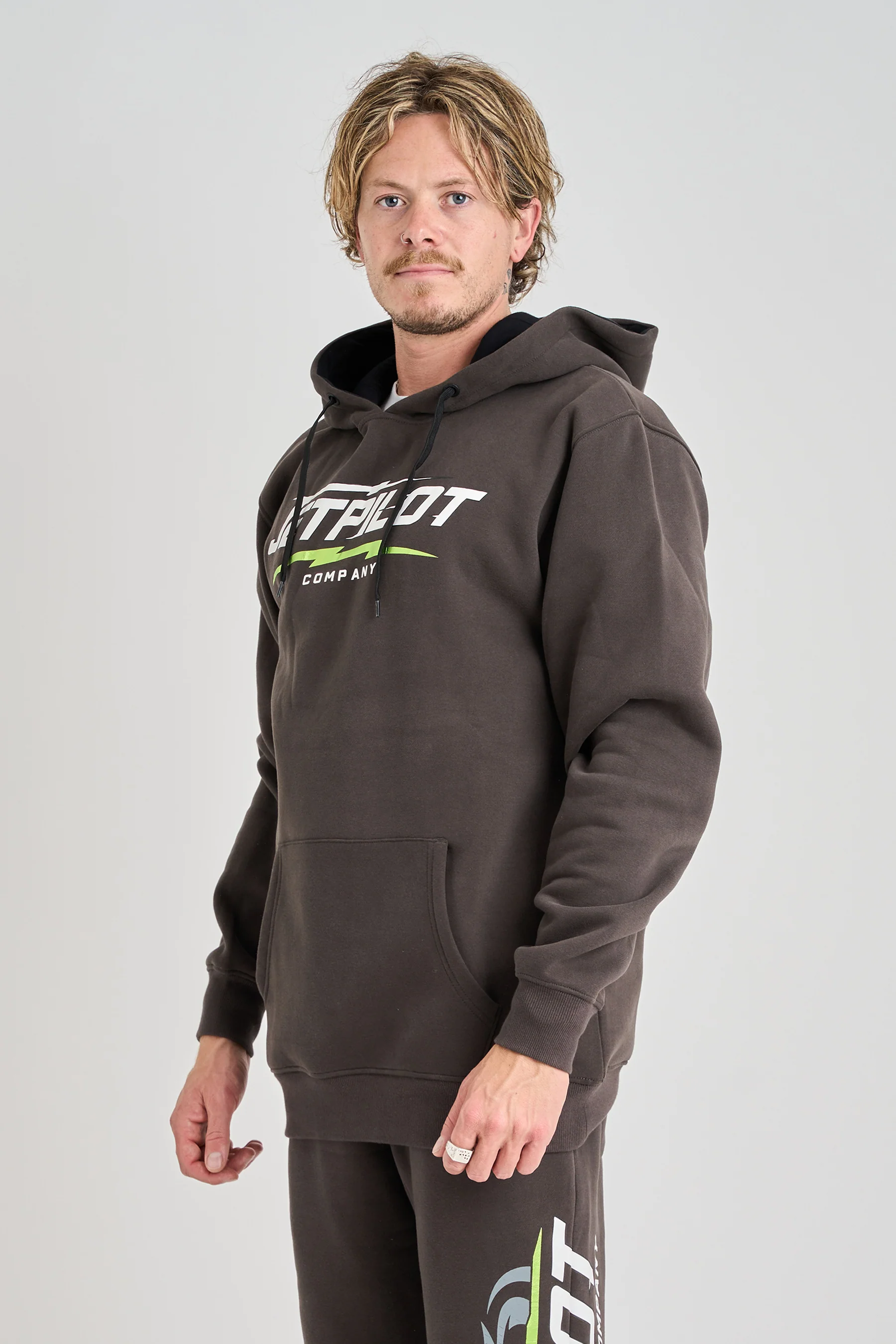 Jetpilot Velocity Pullover Hoodie - Grey - Image 2