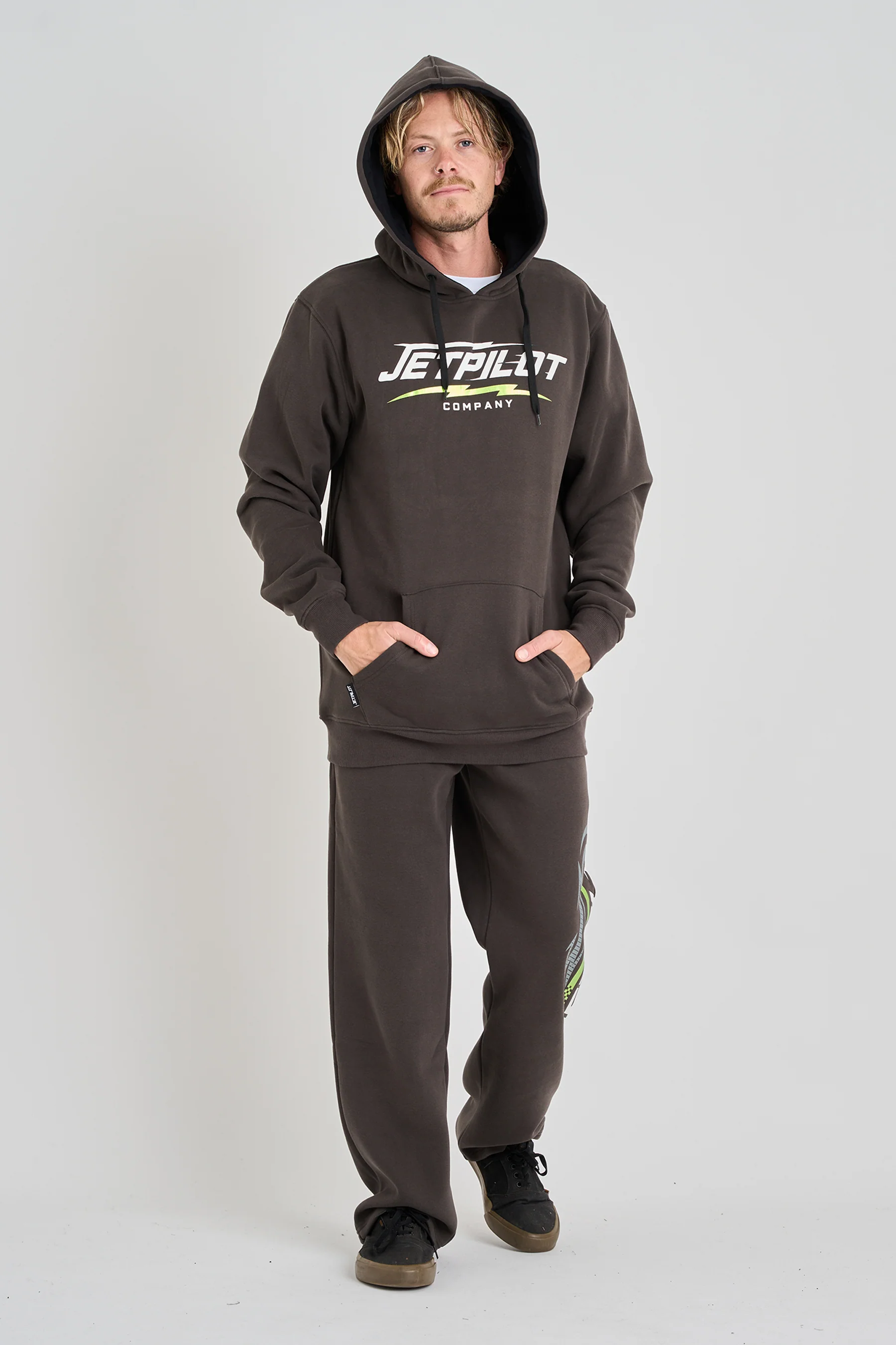 Jetpilot Velocity Pullover Hoodie - Grey - Image 4