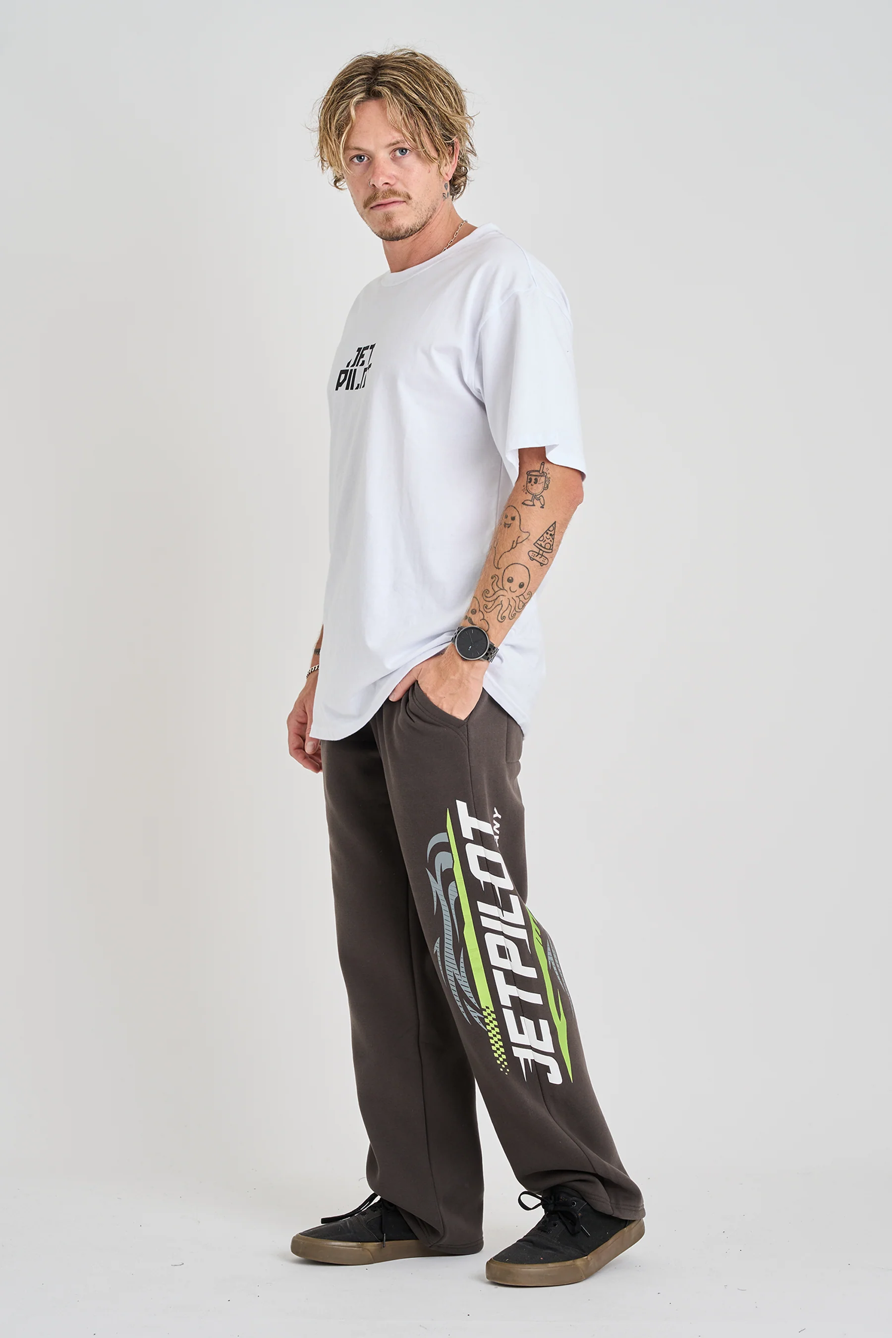 Jetpilot Velocity Track Pant - Grey - Image 5