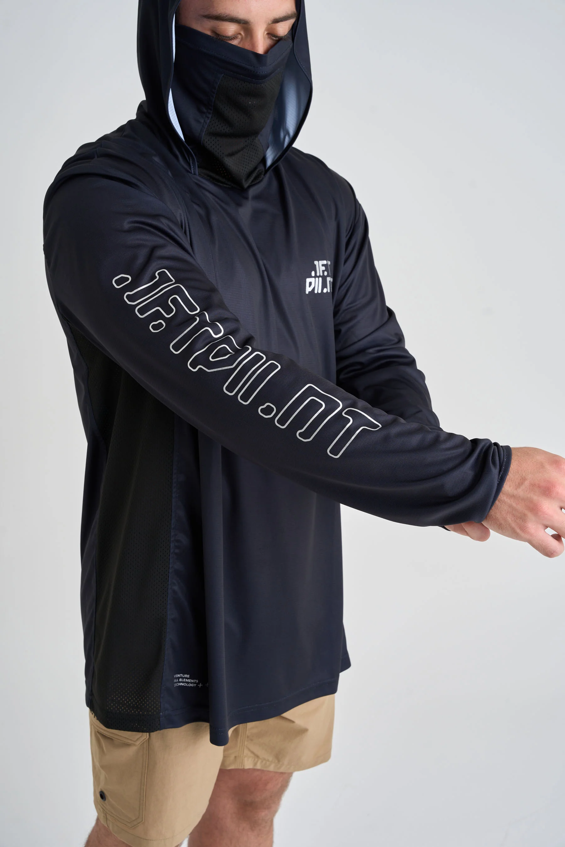Jetpilot Venture Gaiter Pullover - Black - Image 4