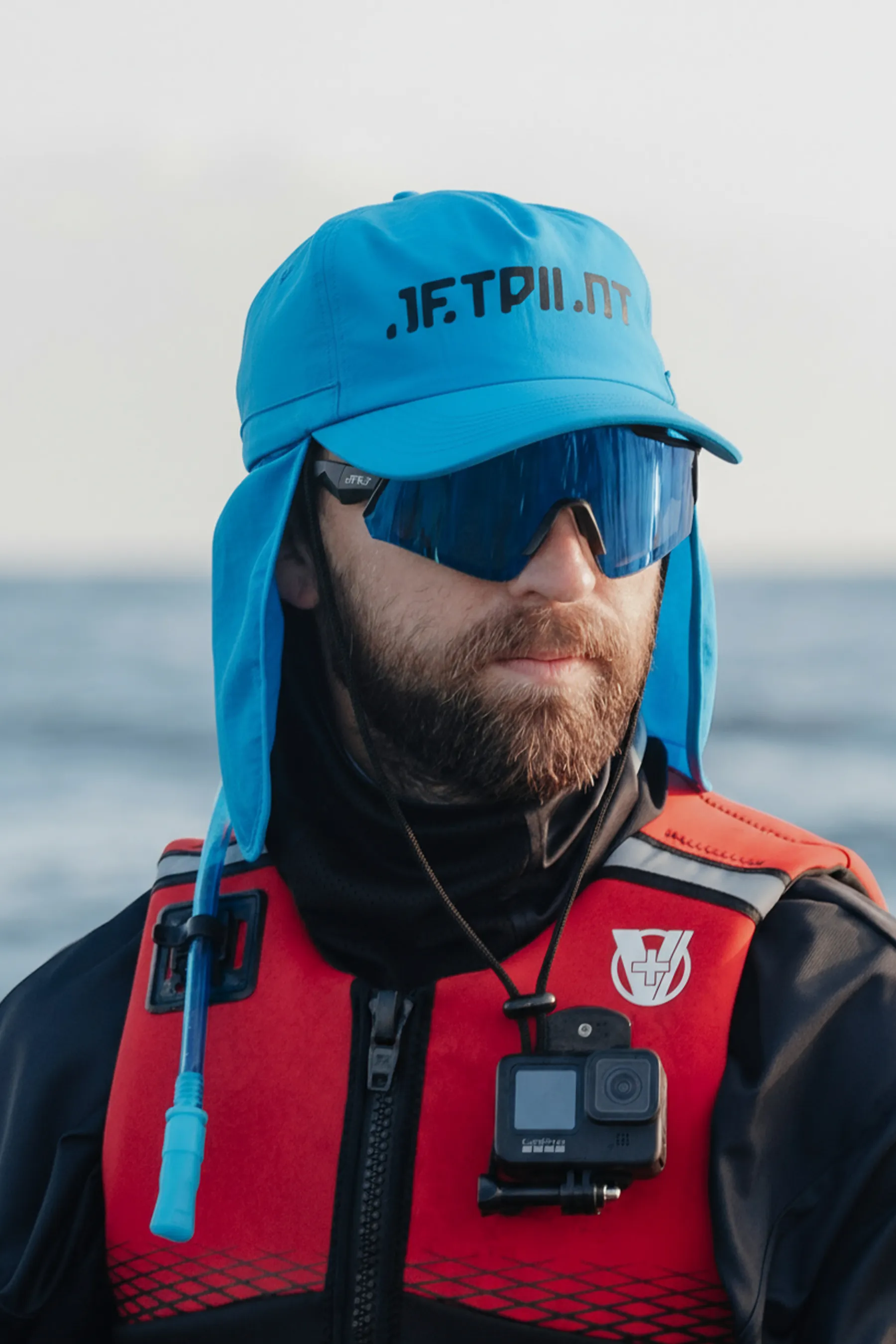 Jetpilot Venture Legionaire Mens Cap - Pacific Blue - Image 5