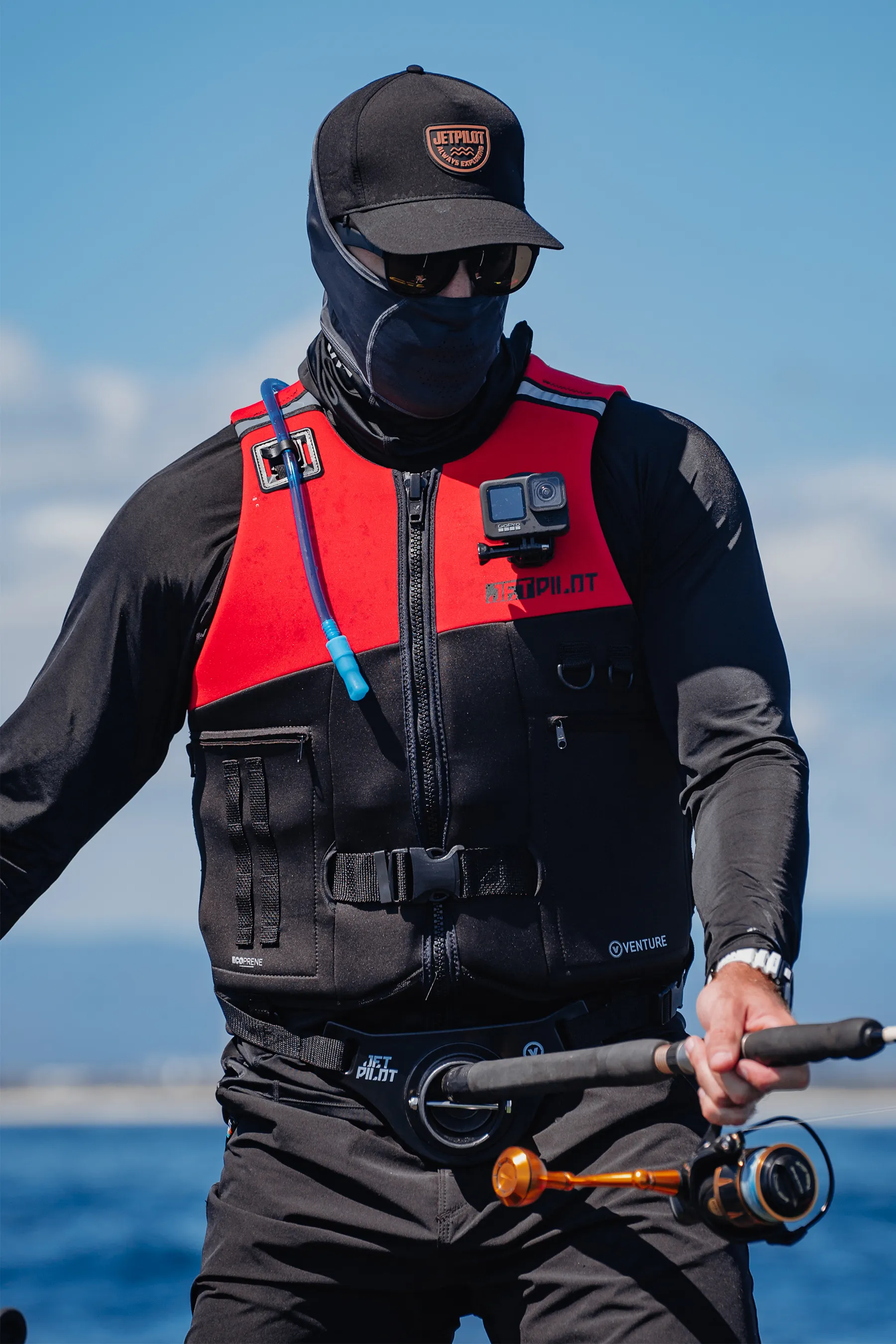 Jetpilot Venture Mens Life Jacket - Red L50 - Image 2