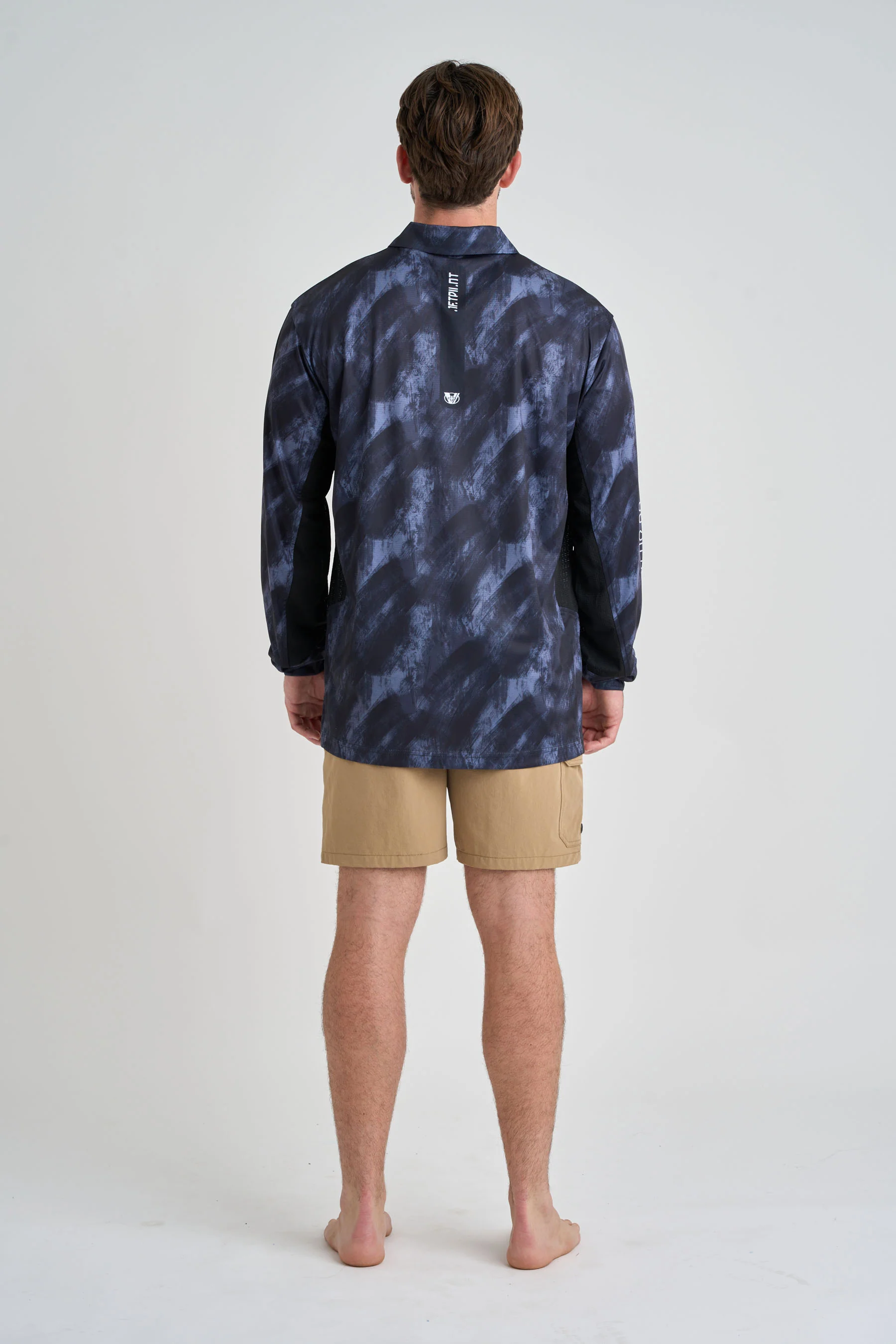 Jetpilot Venture Long Sleeve Fishing Polo - Black - Image 3