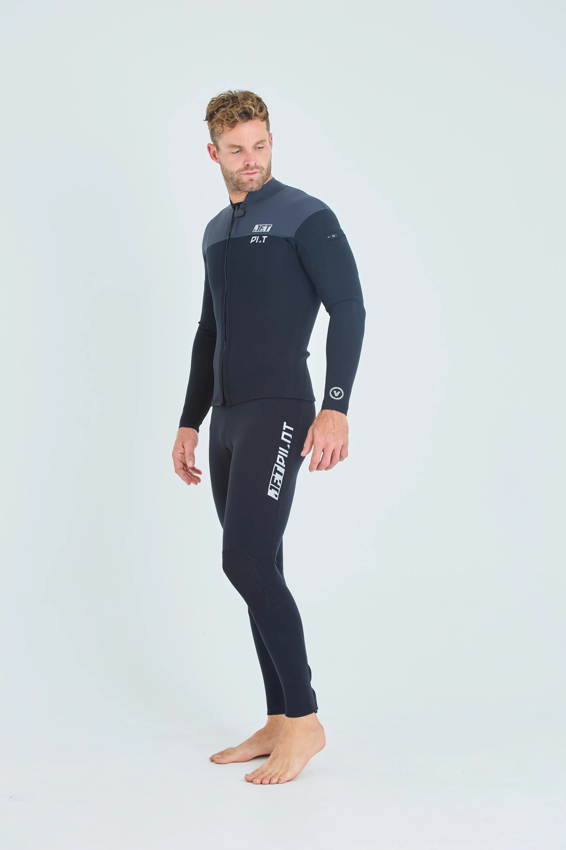 Jetpilot Venture Mens Neoprene Jacket - Black - Image 2