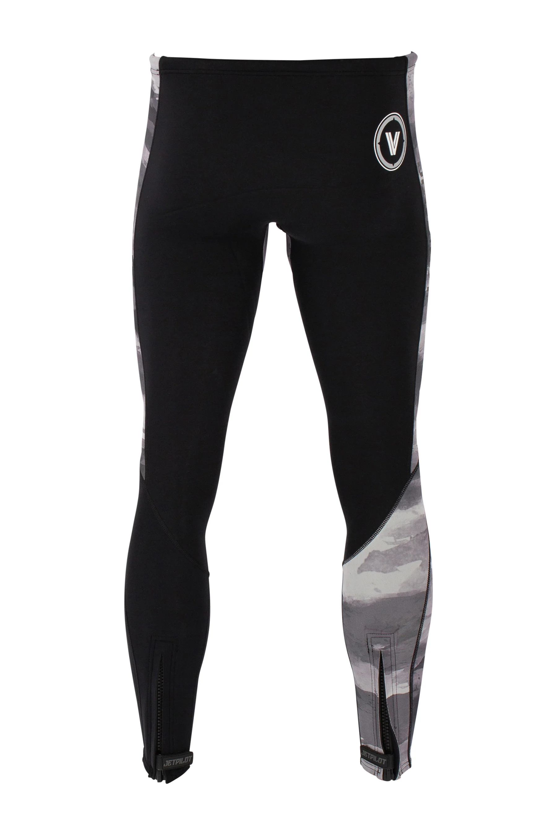 Jetpilot Venture Mens Neoprene Wetsuit Pants - Black/Camo - Image 2