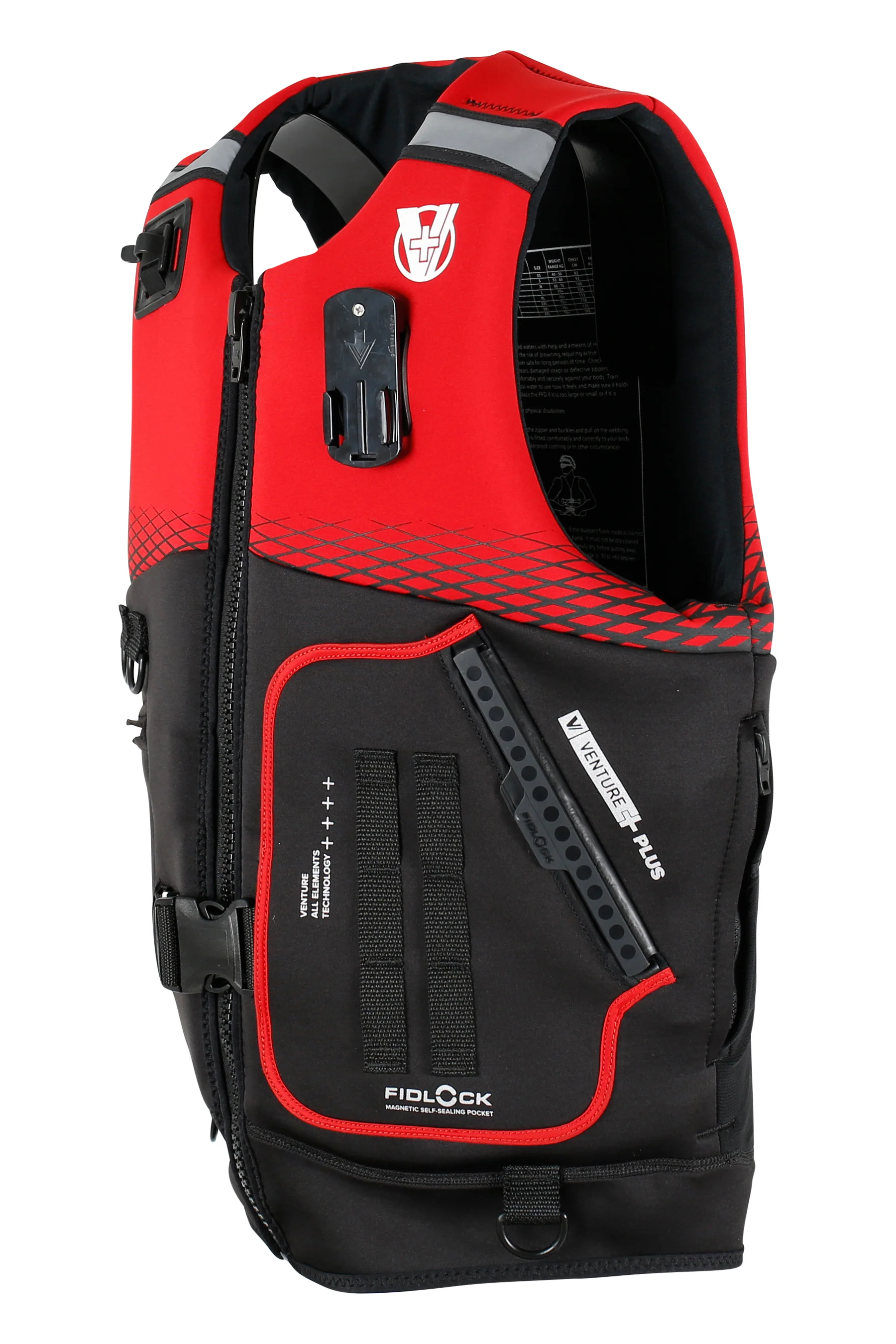 Jetpilot Venture Plus Mens Life Jacket - Red Level 50 - Image 3