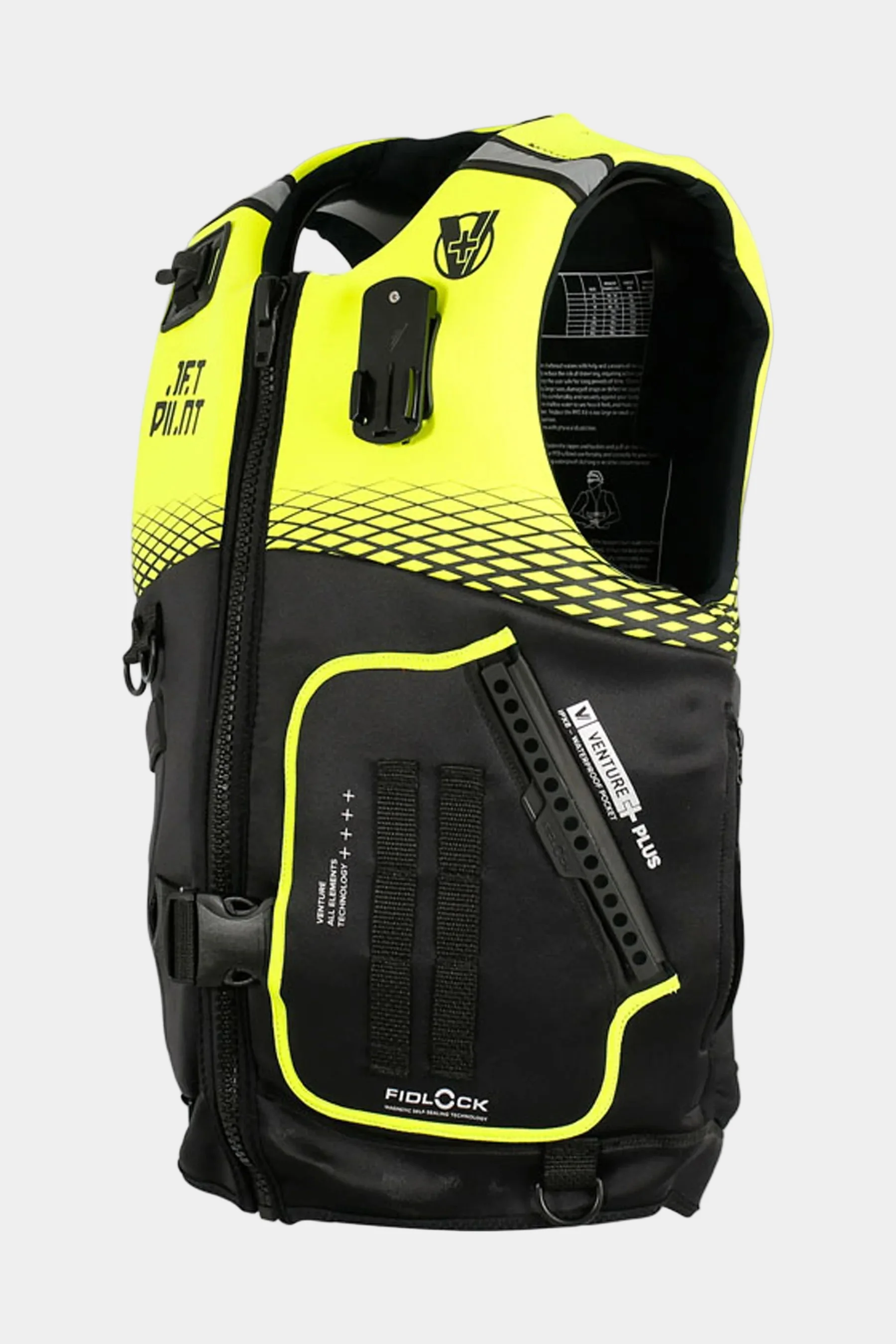 Jetpilot Venture Plus Mens Life Jacket - Yellow Level 50 - Image 3