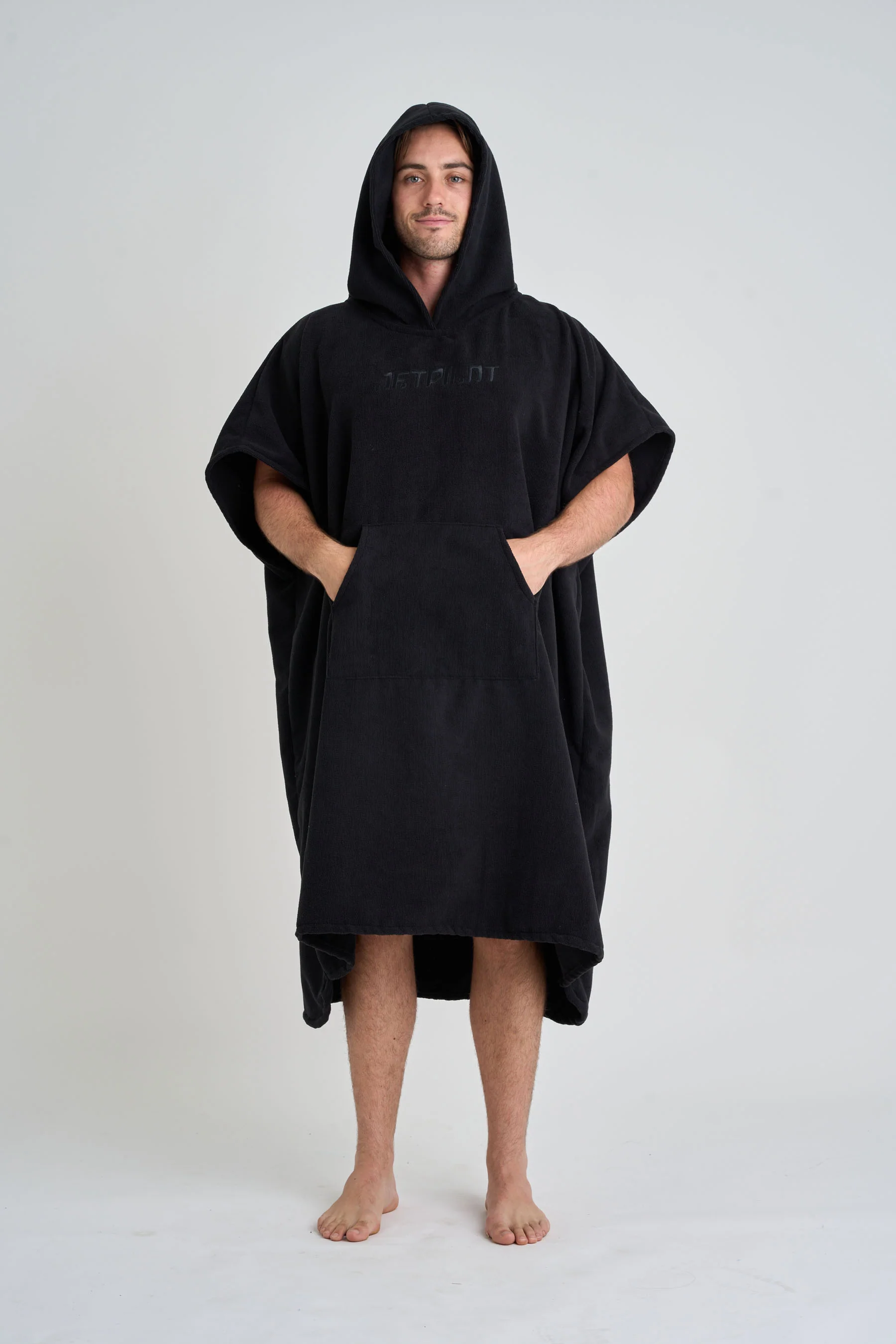 Jetpilot Venture Unisex Hoodie Towel - Black - Image 3