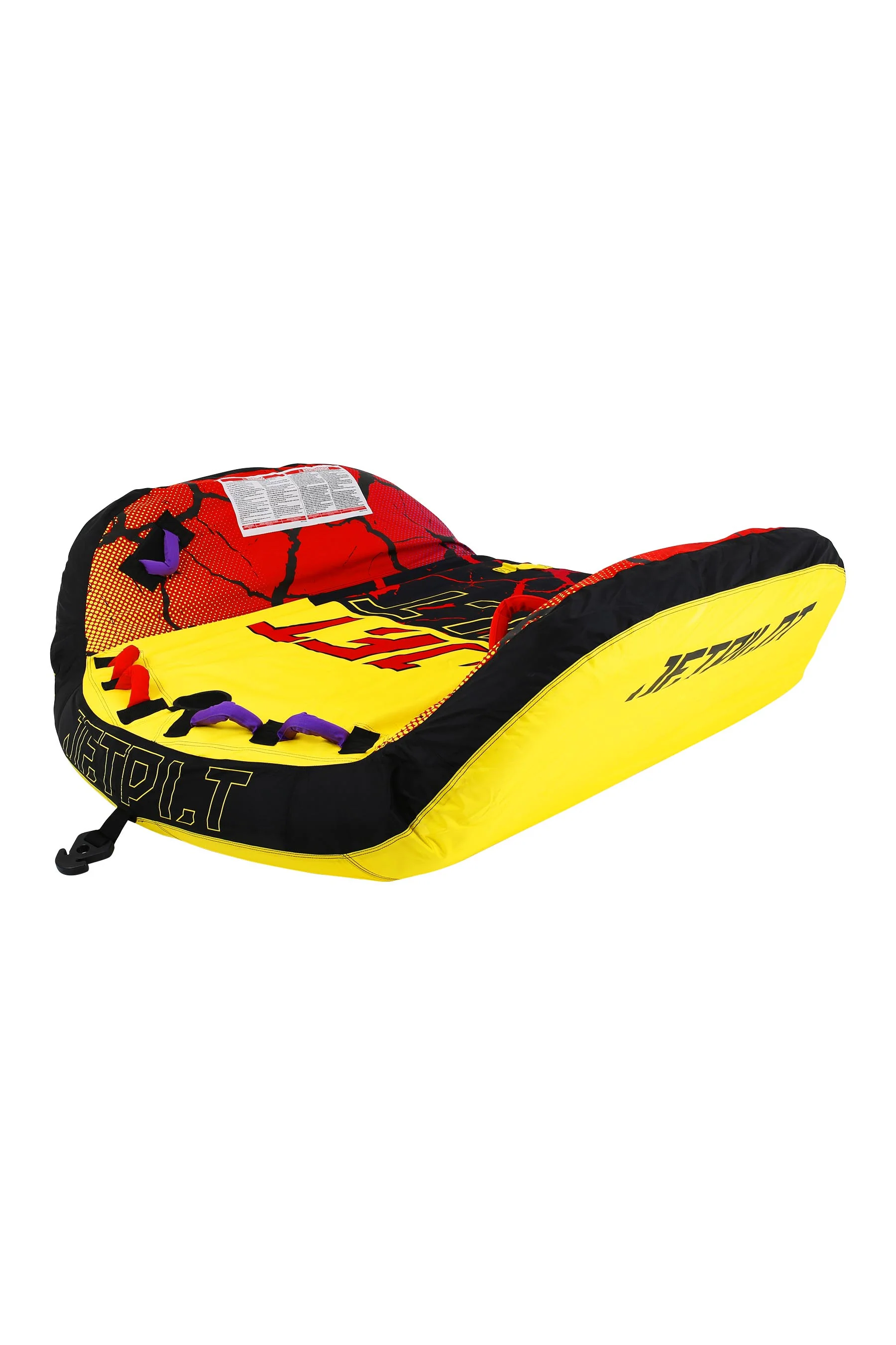 Jetpilot Wing 2 Person Towable Tube - Yellow/Red - Image 3