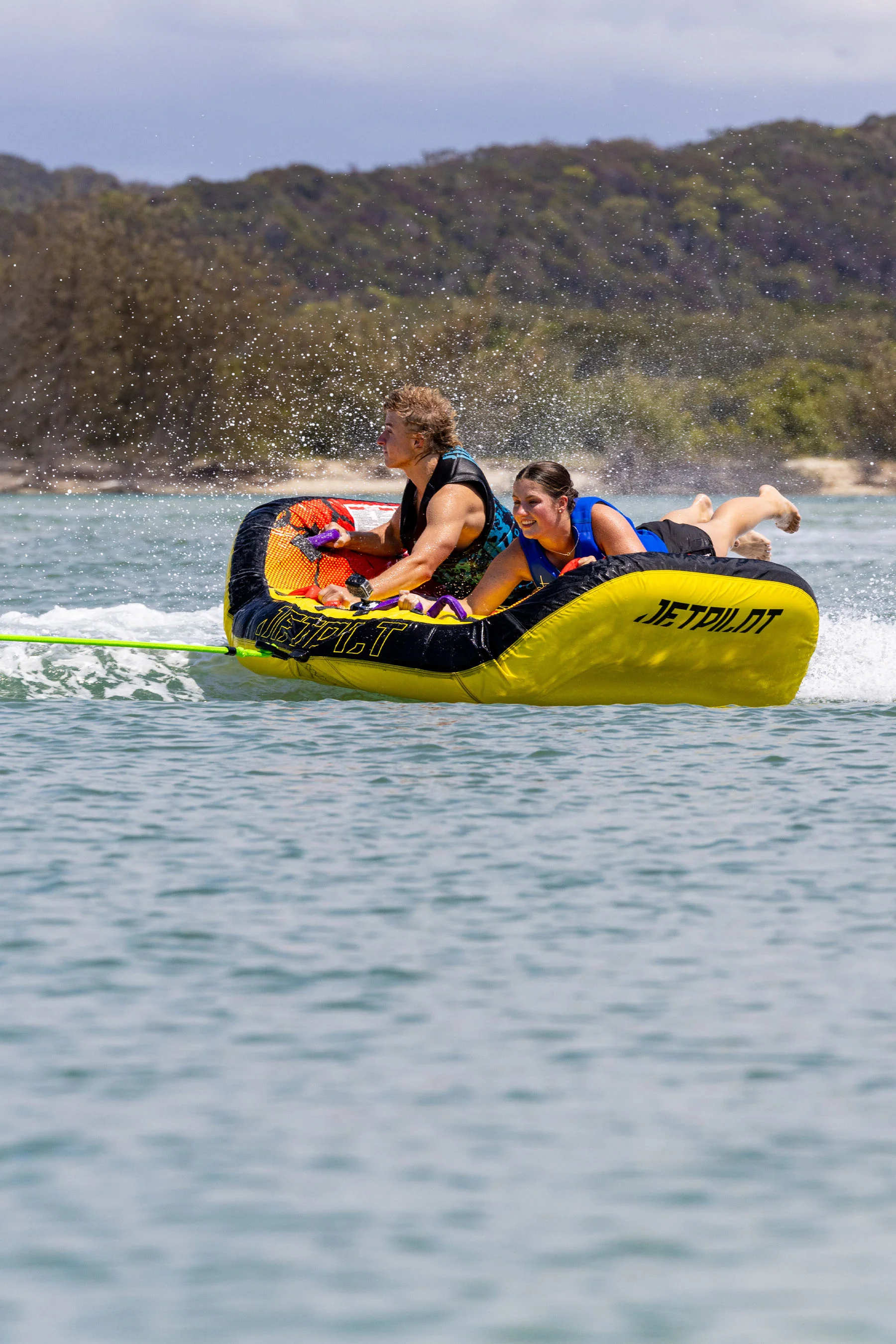 Jetpilot Wing 2 Person Towable Tube - Yellow/Red - Image 6