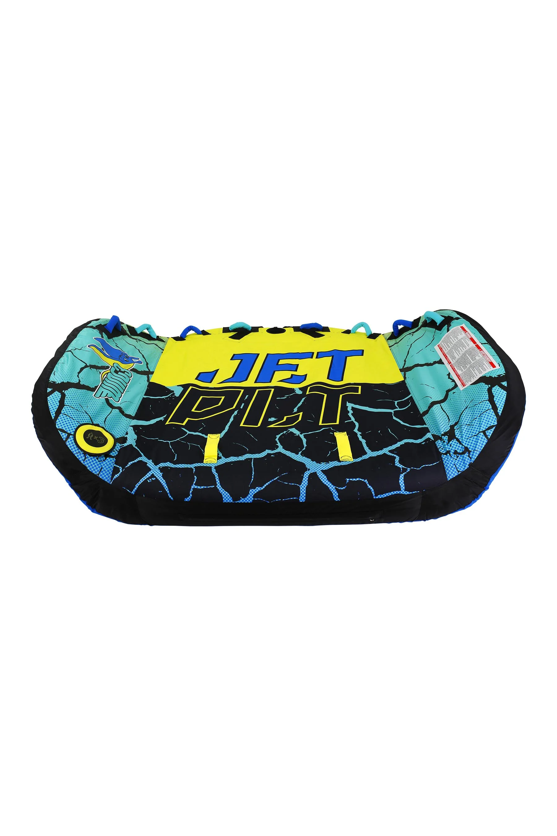 Jetpilot Wing 3 Person Towable Tube - Lime/Blue - Image 3