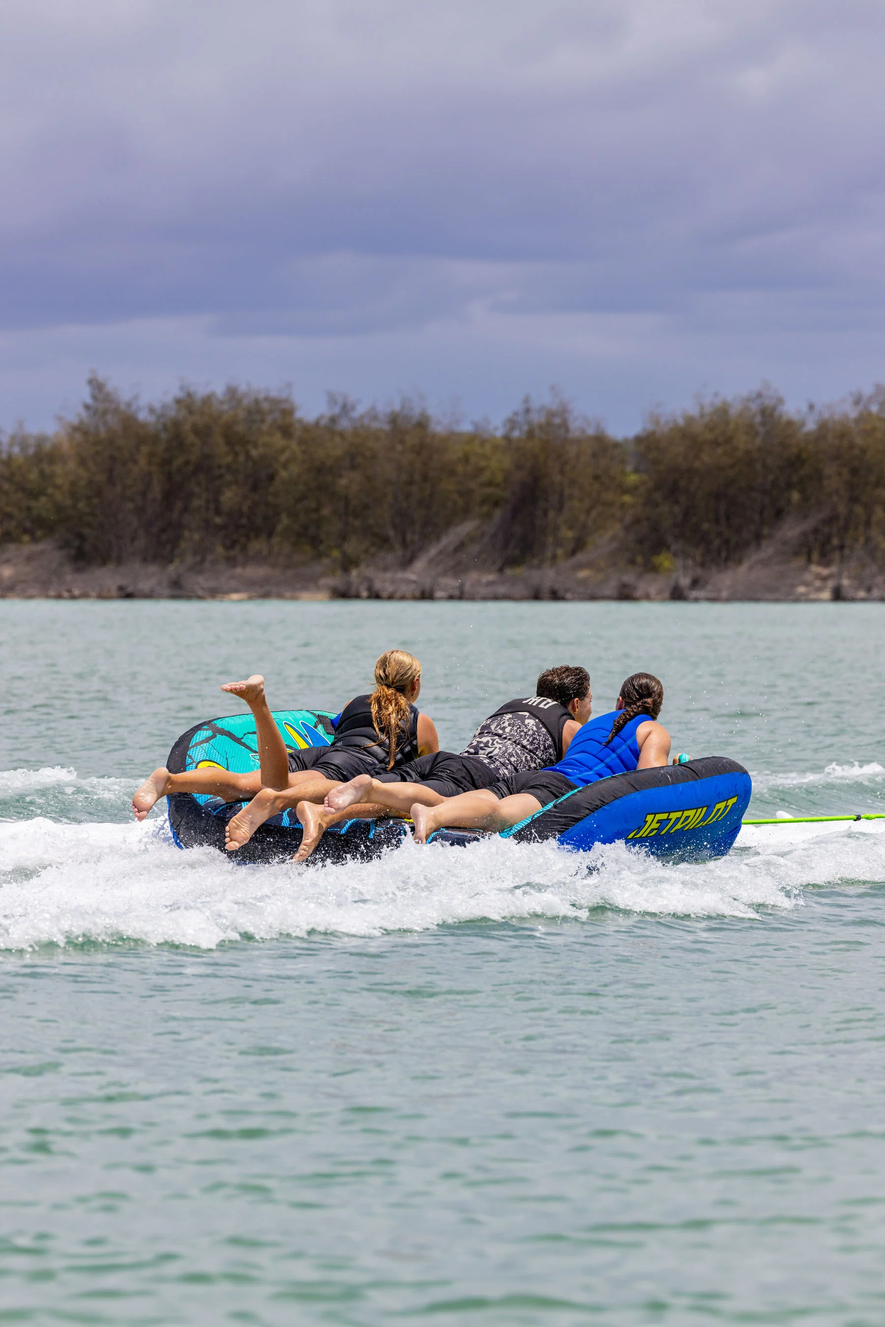 Jetpilot Wing 3 Person Towable Tube - Lime/Blue - Image 6