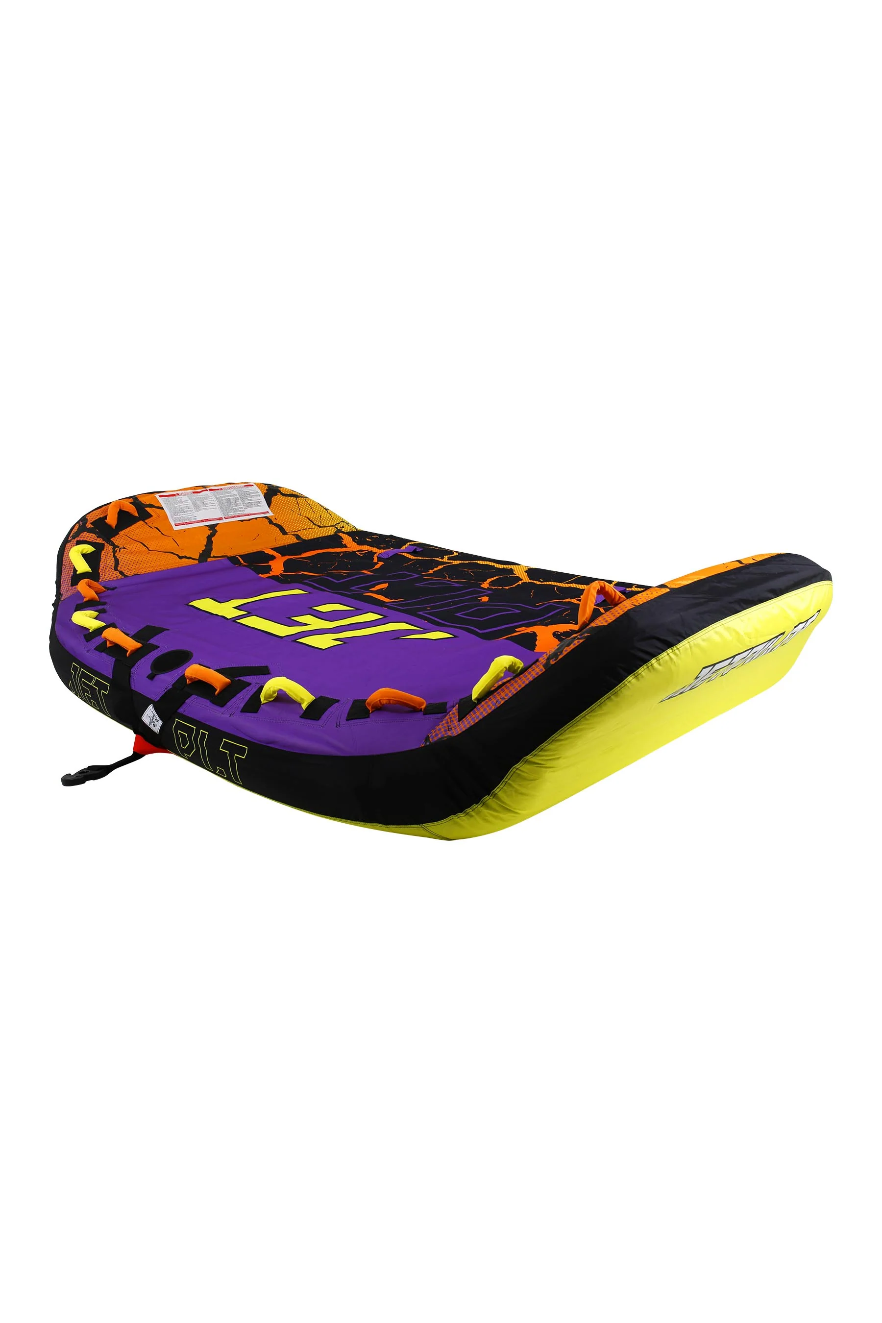 Jetpilot Wing 4 Person Towable Tube - Purple/Orange - Image 3