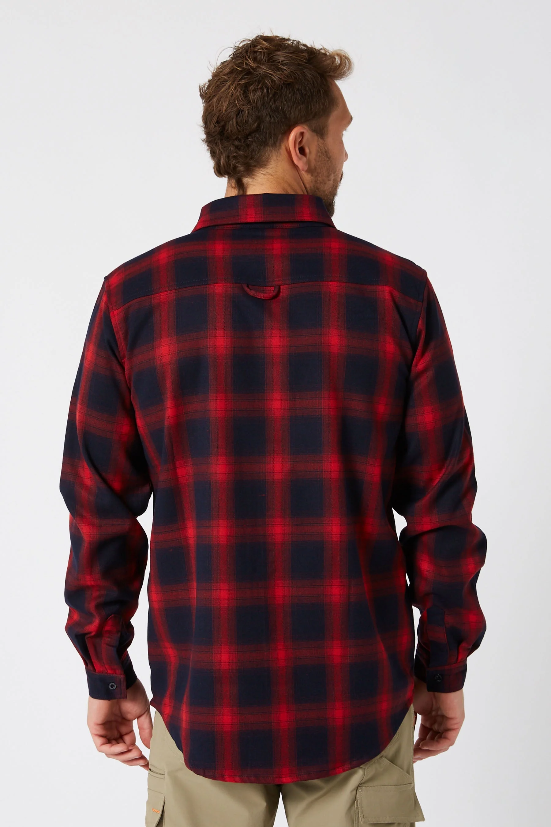Flannel Shirt - Red - Image 4