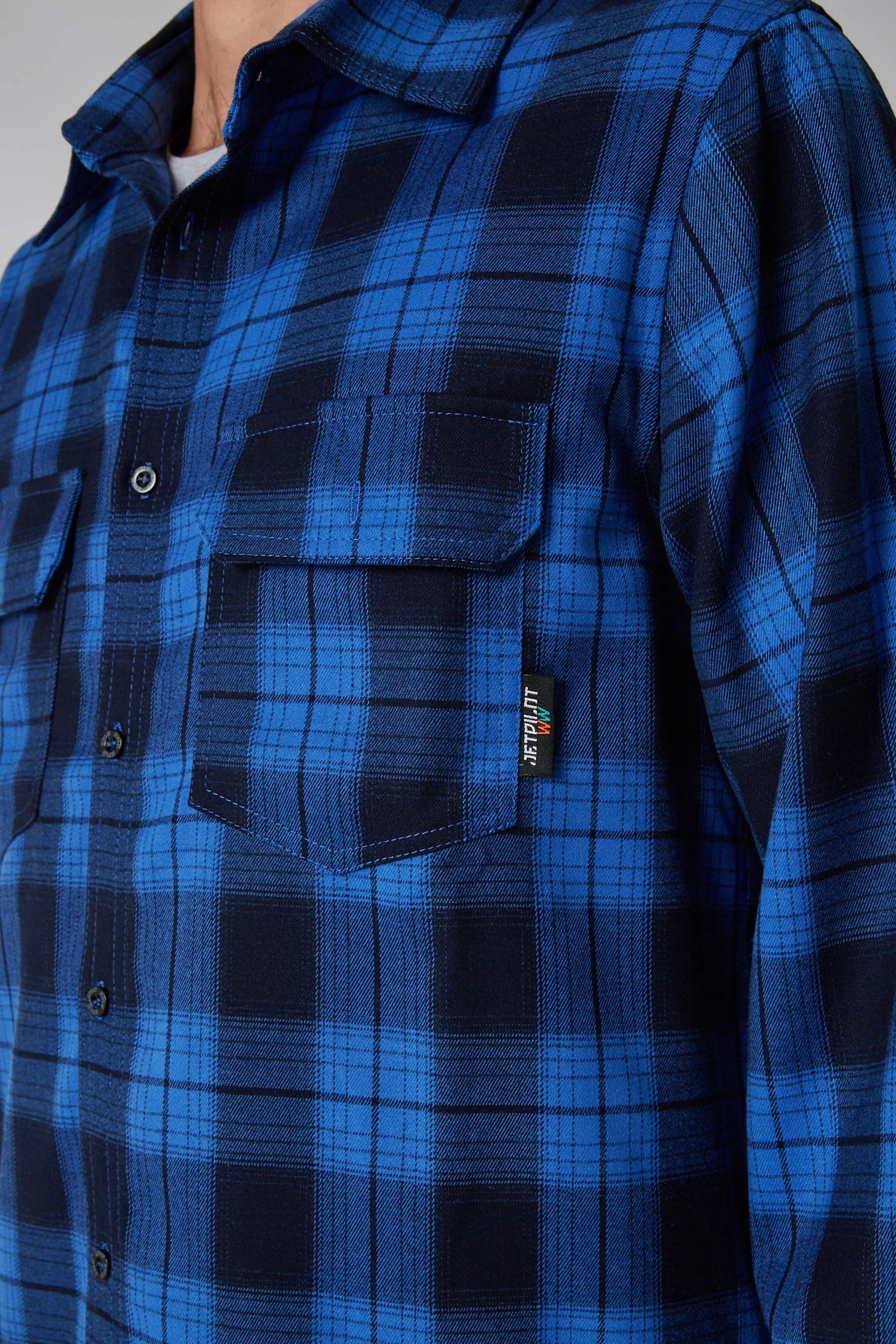 Flannel Shirt - Blue - Image 3