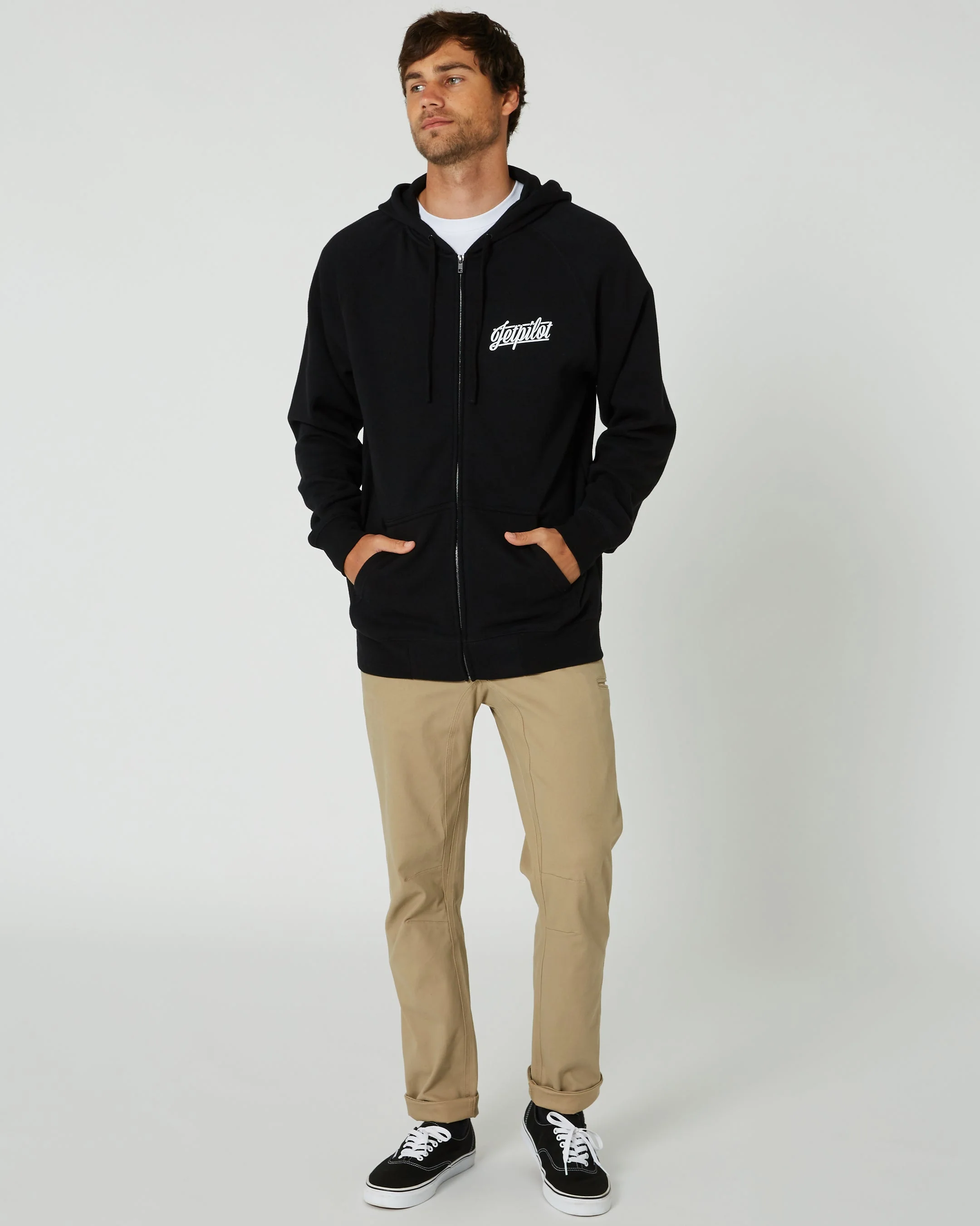 Friday Mens Zip-Up Hoodie - Black - Image 3