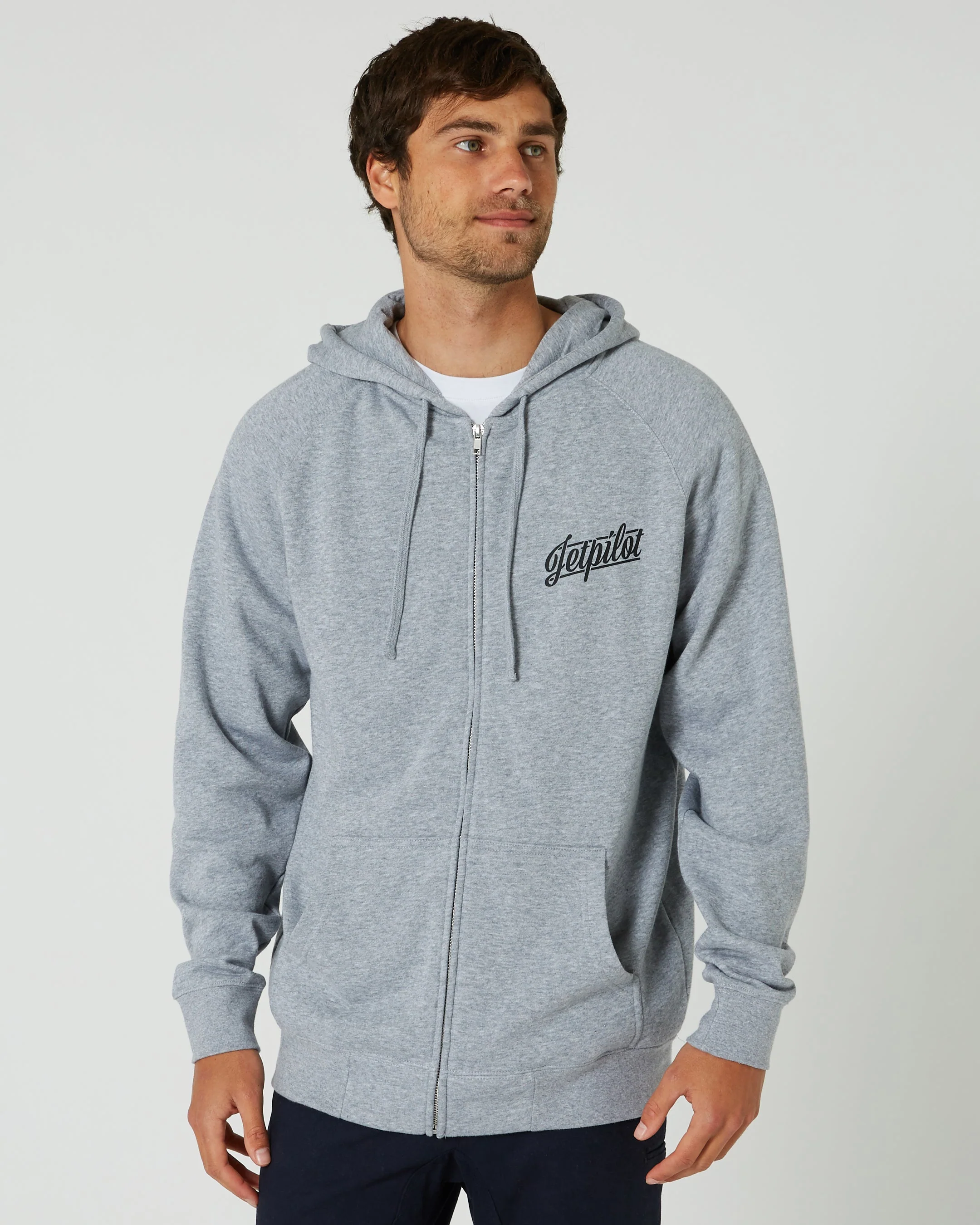 Friday Mens Zip-Up Hoodie - Heather