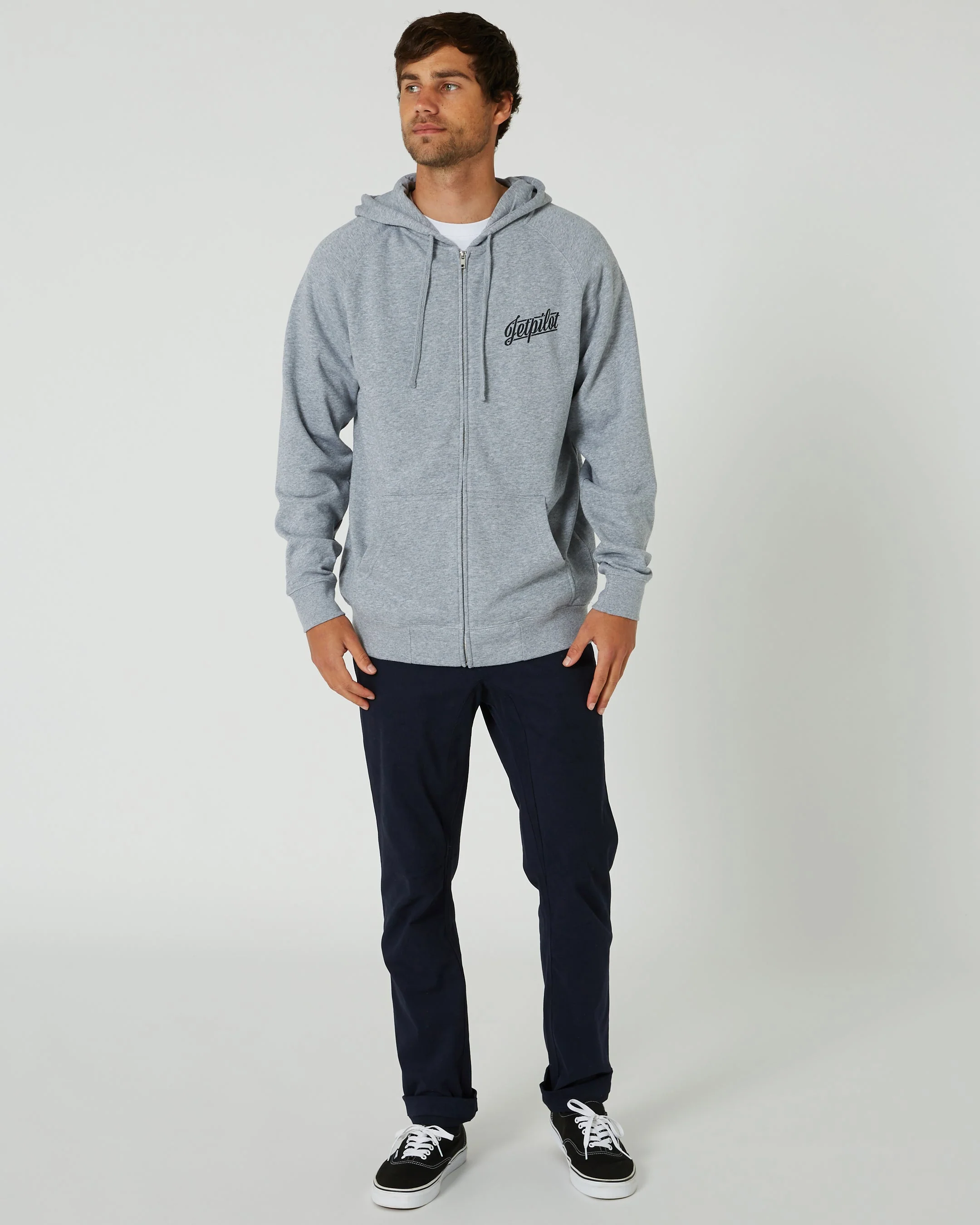 Friday Mens Zip-Up Hoodie - Heather - Image 3