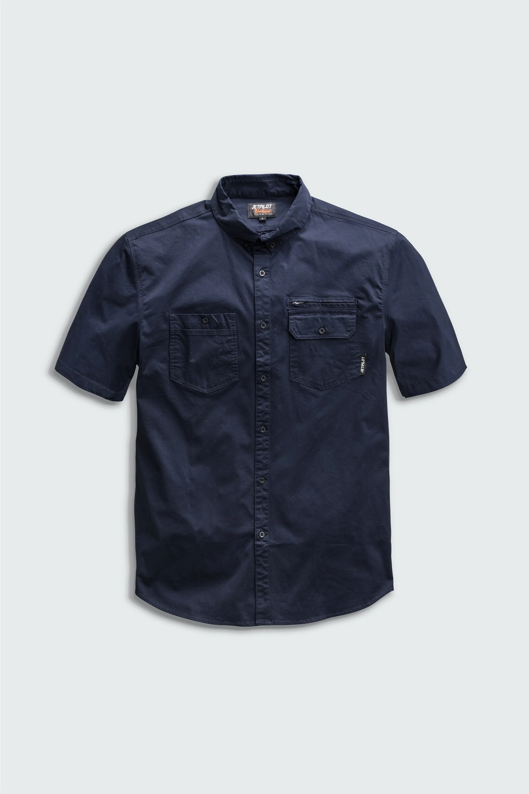 Fueled Mens Short Sleeve Shirt - Navy - Image 5