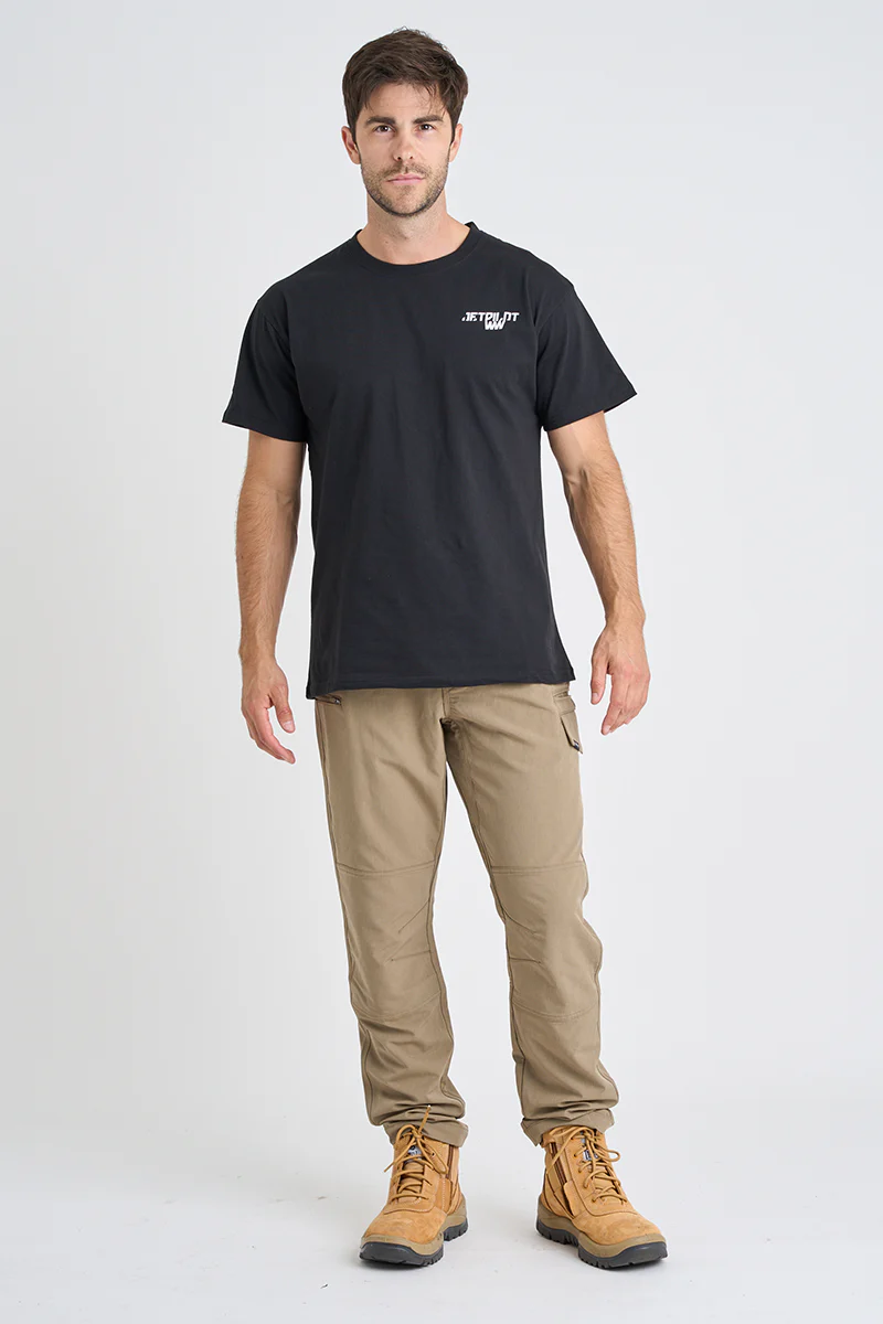 Jet-Lite Hybrid Elastic Waist Pant - Khaki - Image 2