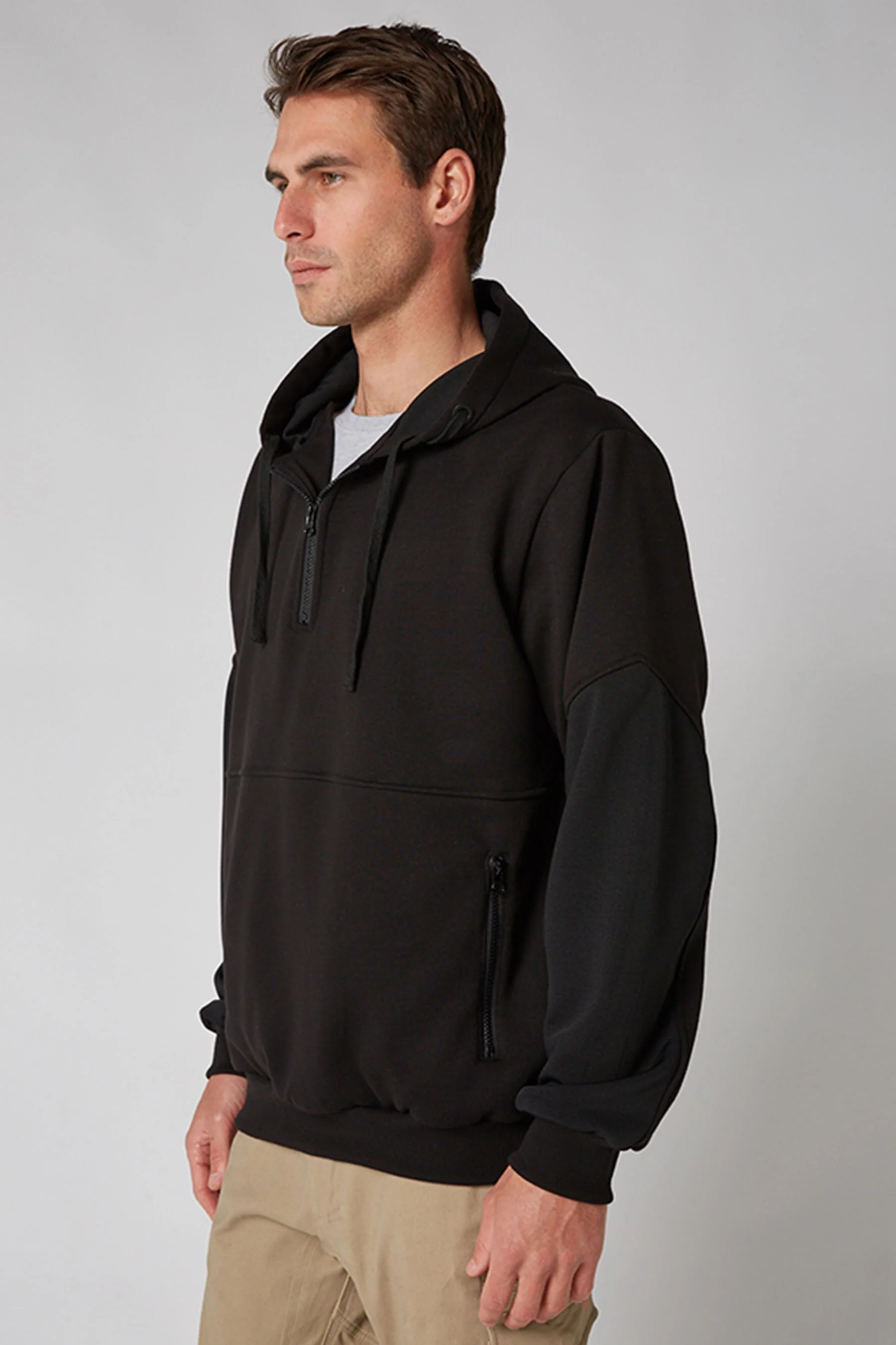Leveled Mens 2.0 Pullover Hoodie - Black - Image 2