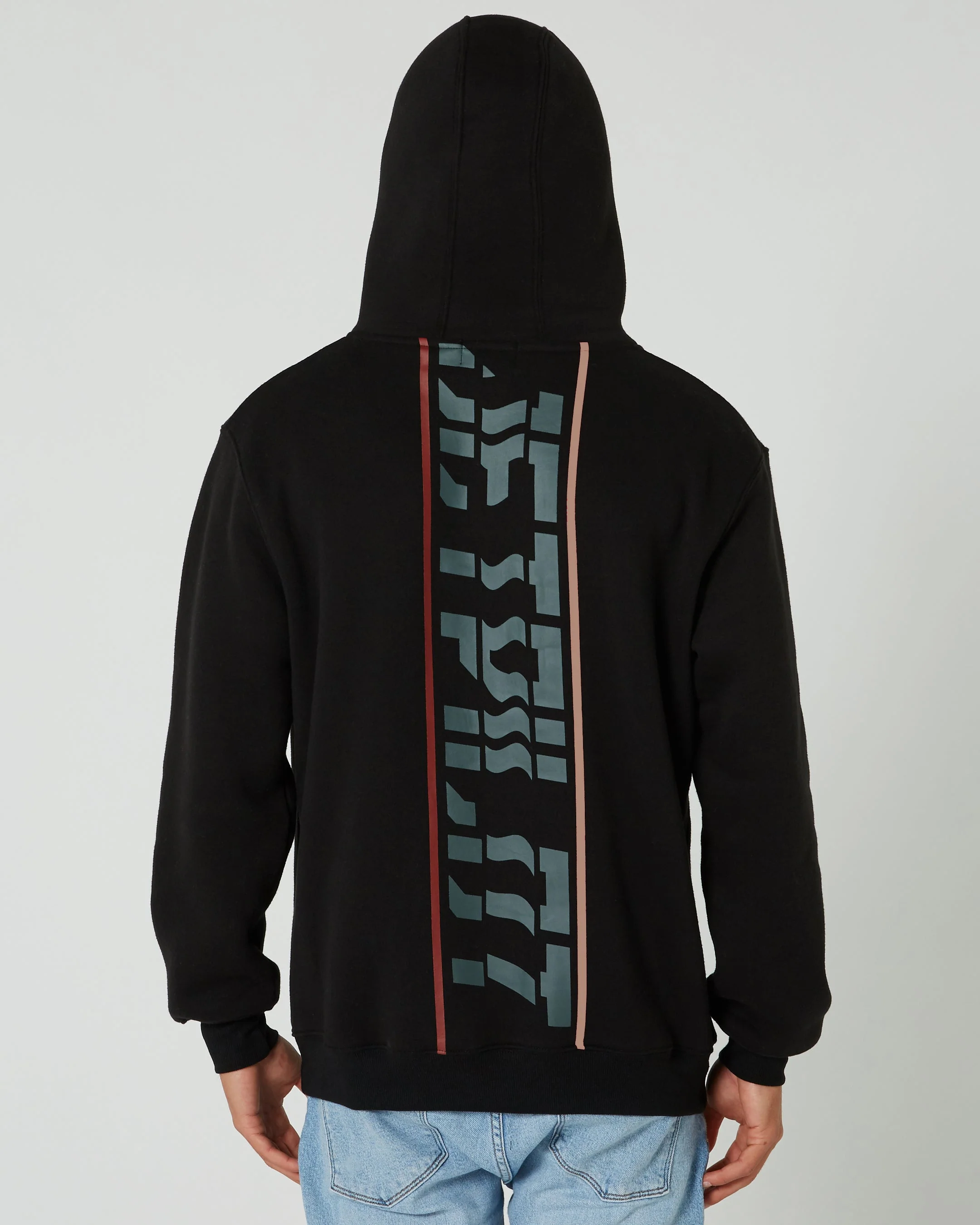 United Mens Pullover Hoodie - Black - Image 7