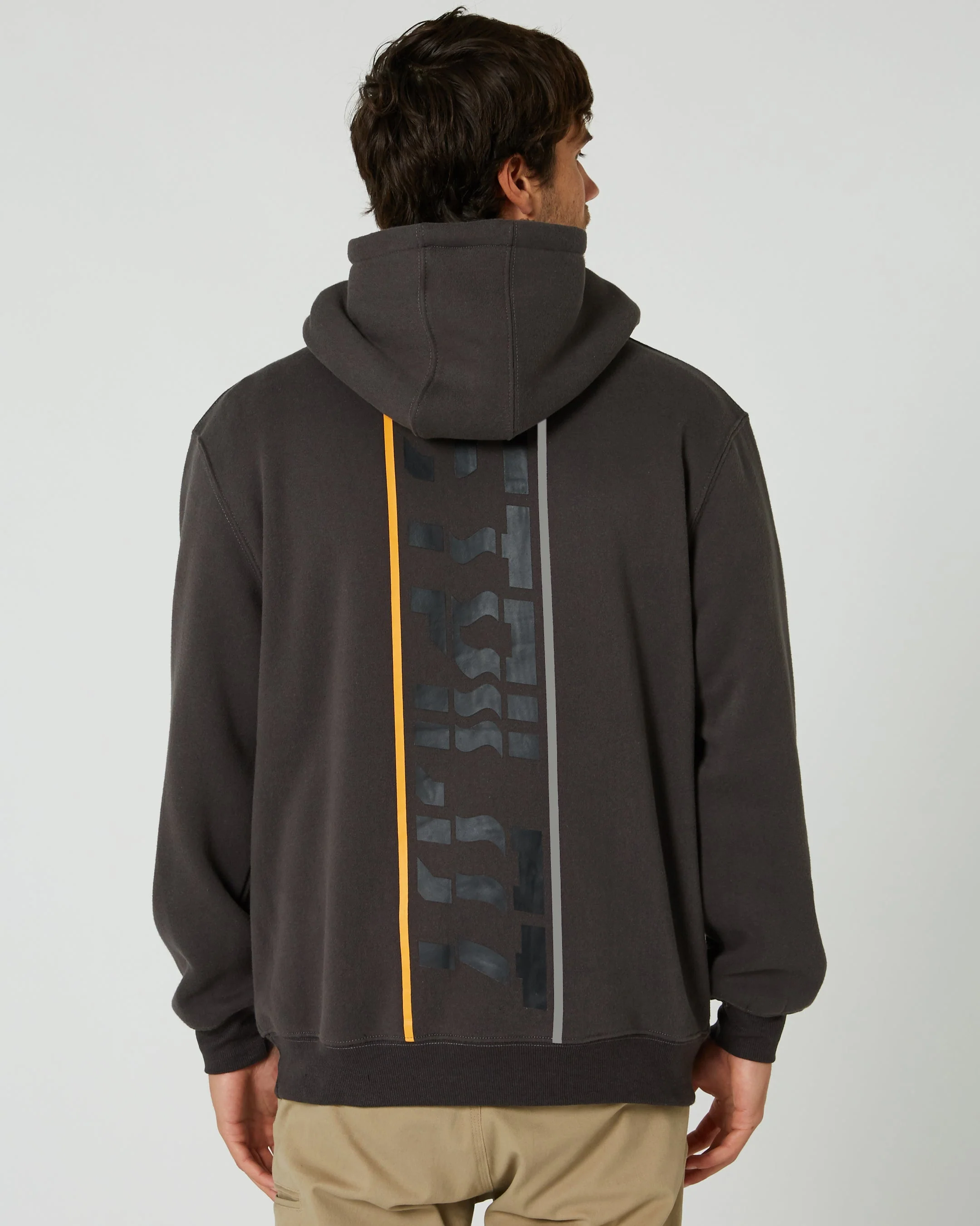 United Mens Pullover Hoodie - Charcoal - Image 9