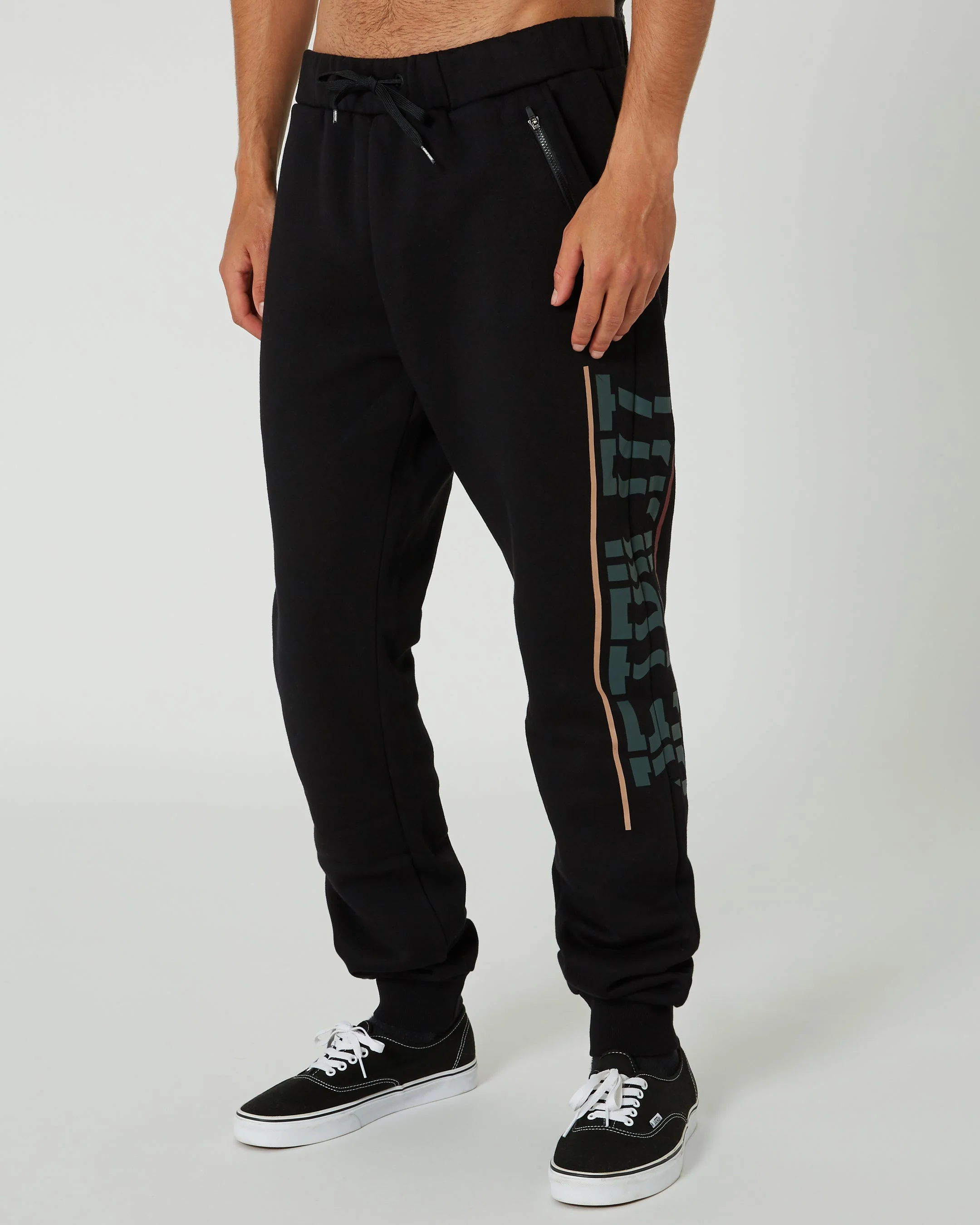 United Mens Trackpant - Black - Image 3
